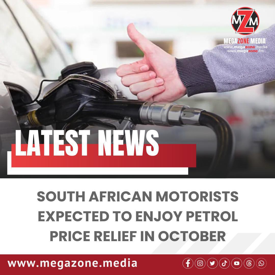 South African motorists expected to enjoy petrol price relief in October South African motorists expected to enjoy petrol price relief in October