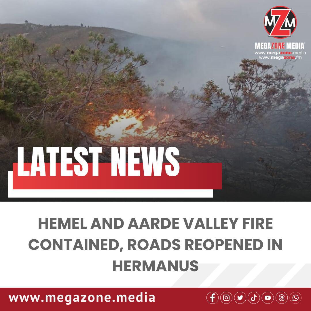 Hemel and Aarde Valley Fire Contained, Roads Reopened in Hermanus