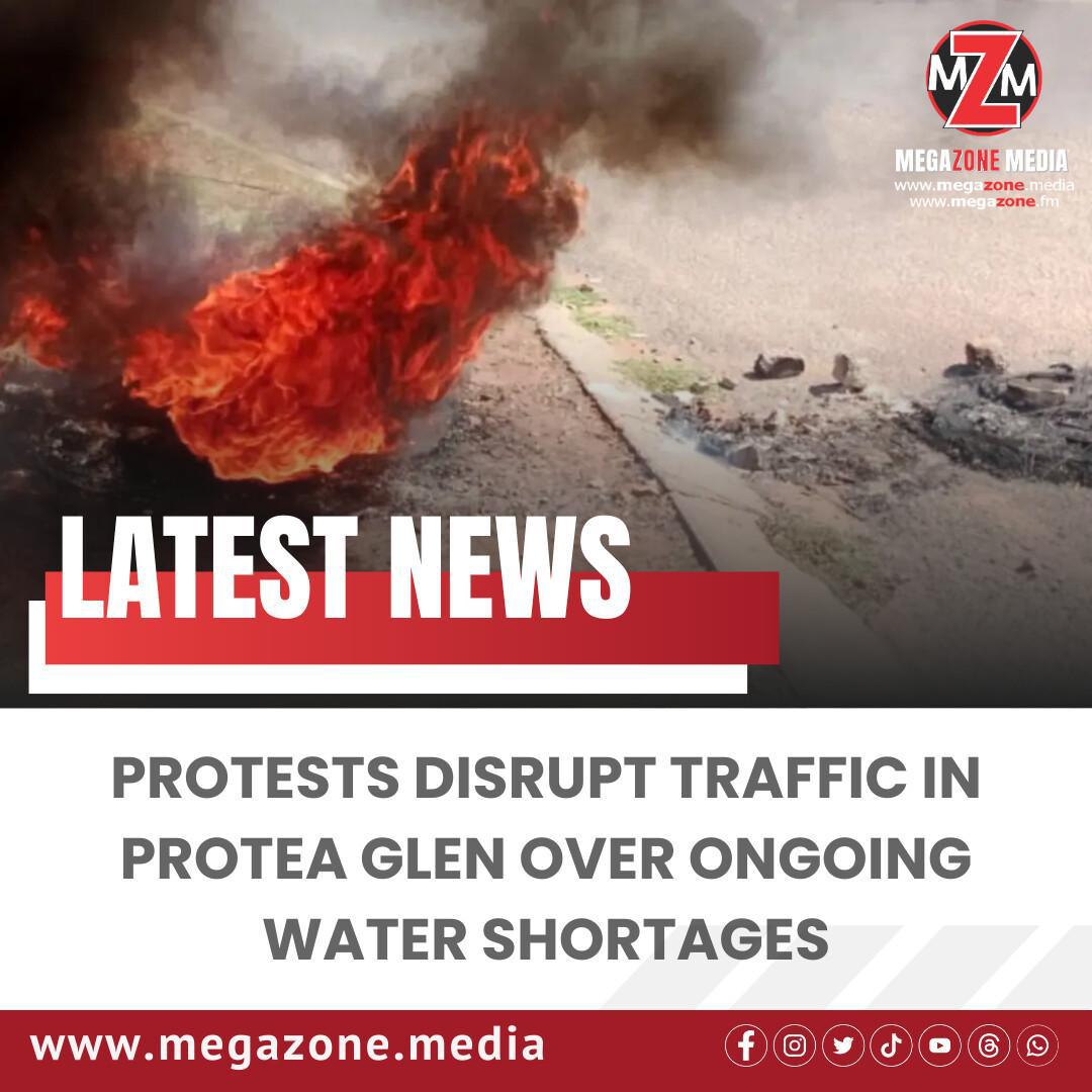 Protests Disrupt Traffic in Protea Glen Over Ongoing Water Shortages