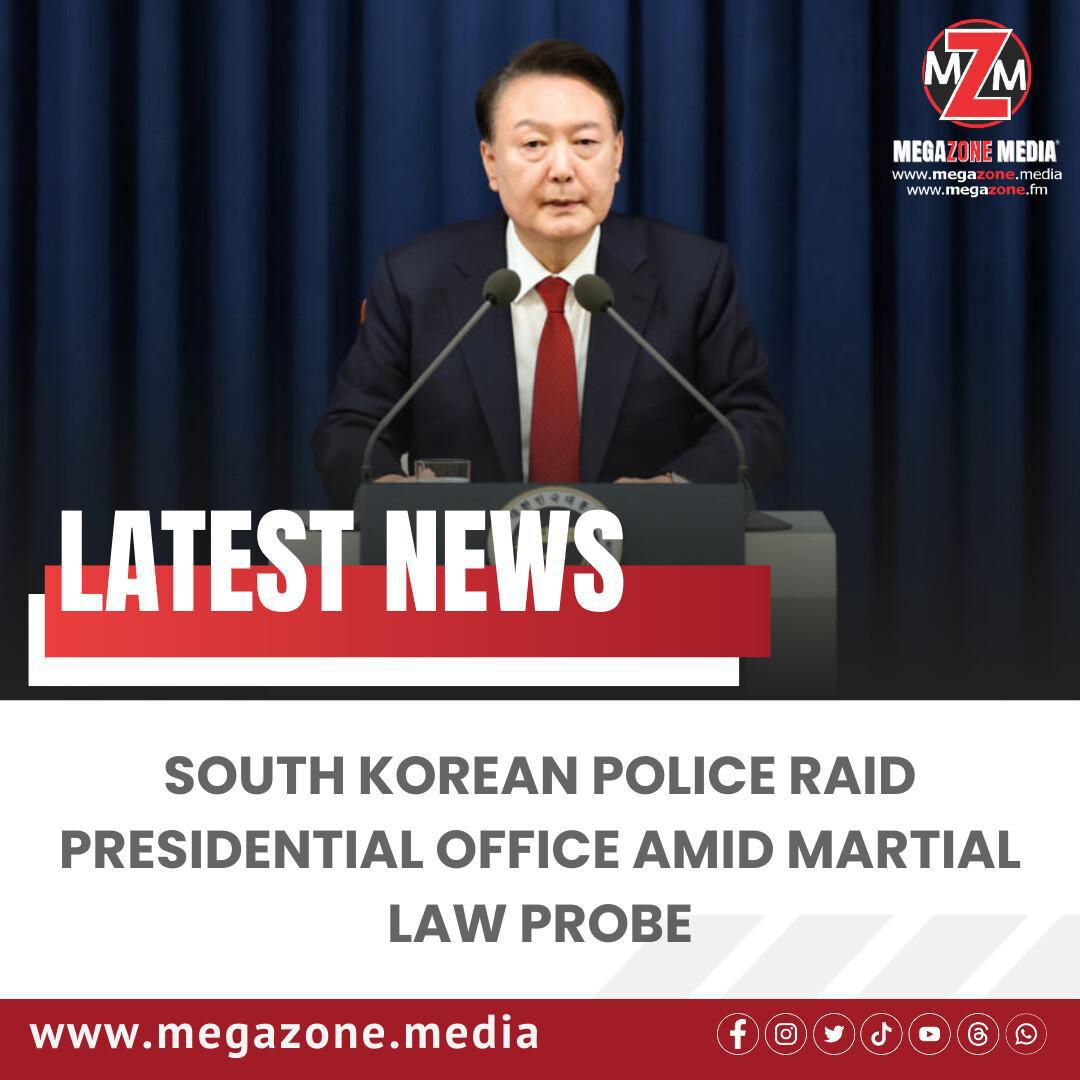 South Korean Police Raid Presidential Office Amid Martial Law Probe South Korean Police Raid Presidential Office Amid Martial Law Probe