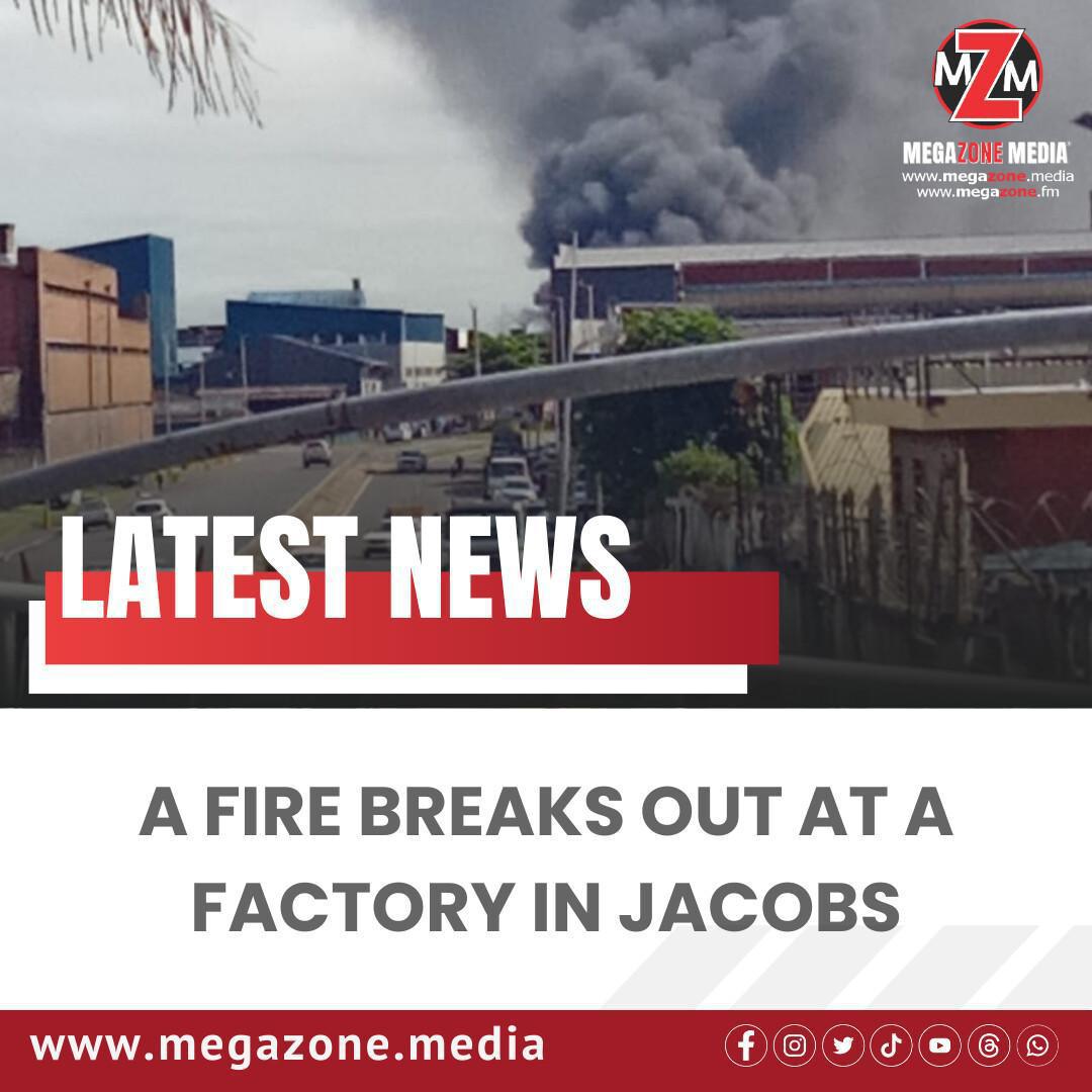 A Fire Breaks Out at a Factory in Jacobs A Fire Breaks Out at a Factory in Jacobs