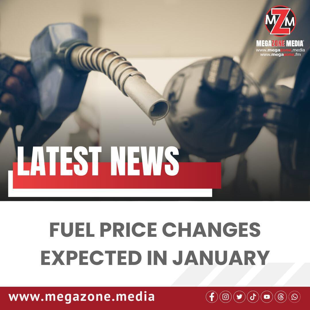 Fuel Price Changes Expected in January Fuel Price Changes Expected in January