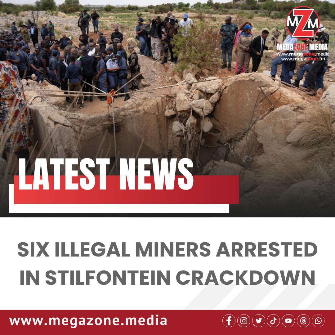 Six Illegal Miners Arrested in Stilfontein Crackdown Six Illegal Miners Arrested in Stilfontein Crackdown