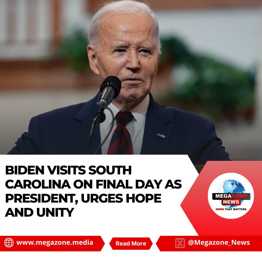 Biden Visits South Carolina on Final Day as President, Urges Hope and Unity