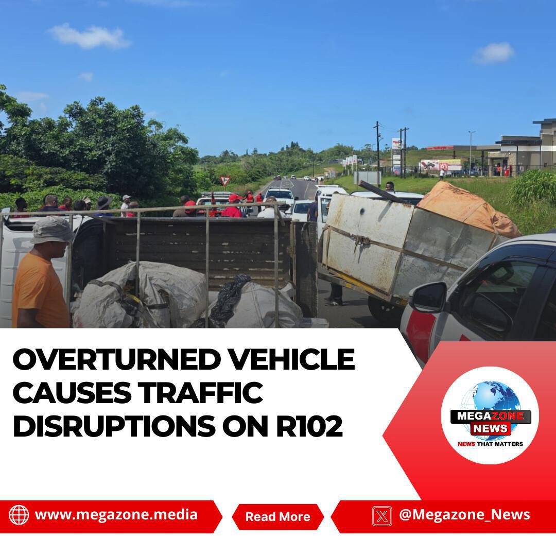 Overturned Vehicle Causes Traffic Disruptions on R102