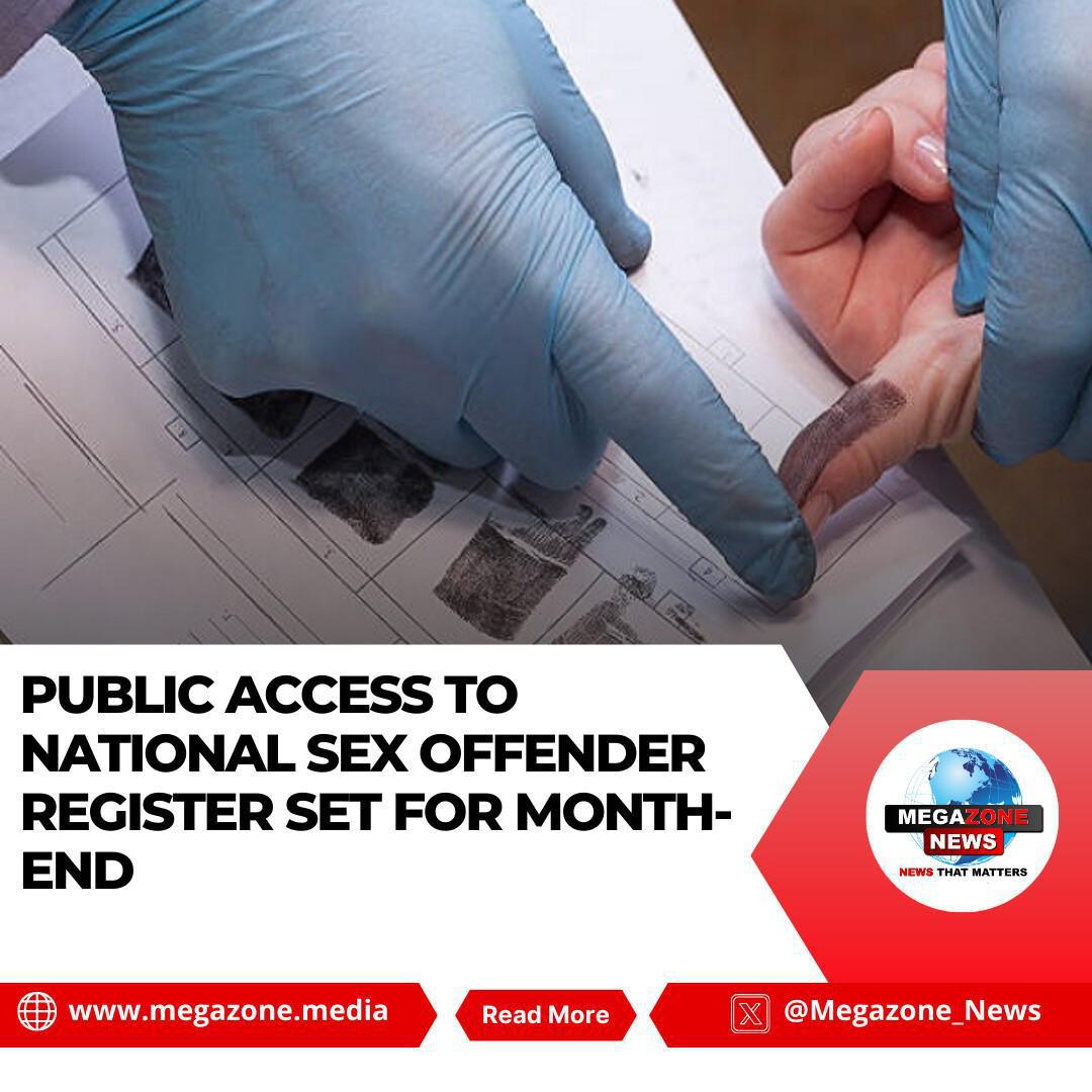 Public Access to National Sex Offender Register Set for Month-End Public Access to National Sex Offender Register Set for Month-End