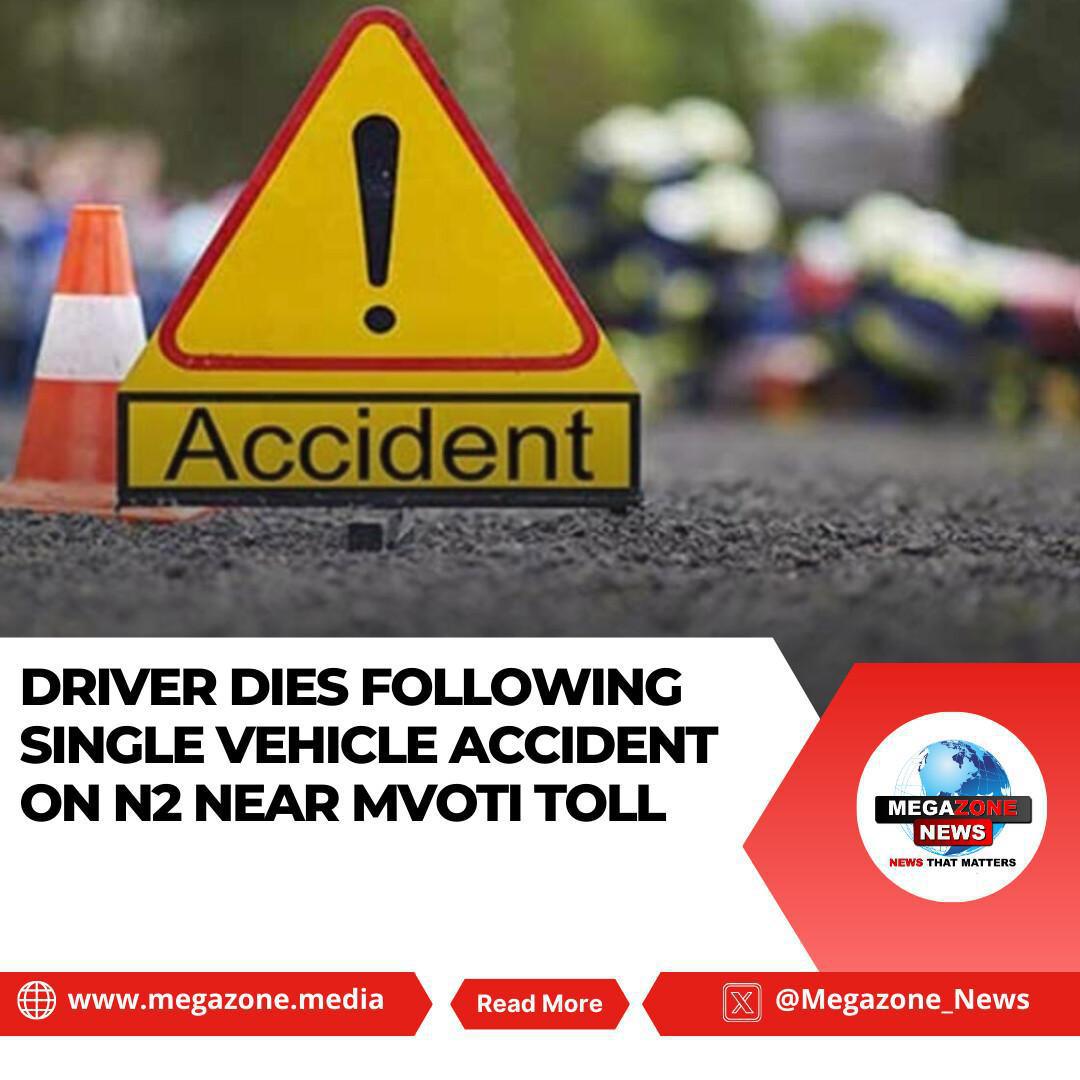 Driver Dies Following Single Vehicle Accident on N2 Near Mvoti Toll