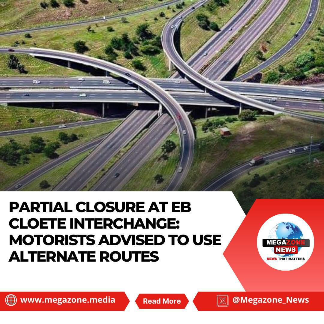 Partial Closure at EB Cloete Interchange: Motorists Advised to Use Alternate Routes