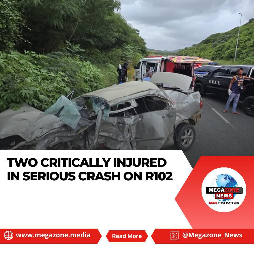 Two Critically Injured in Serious Crash on R102