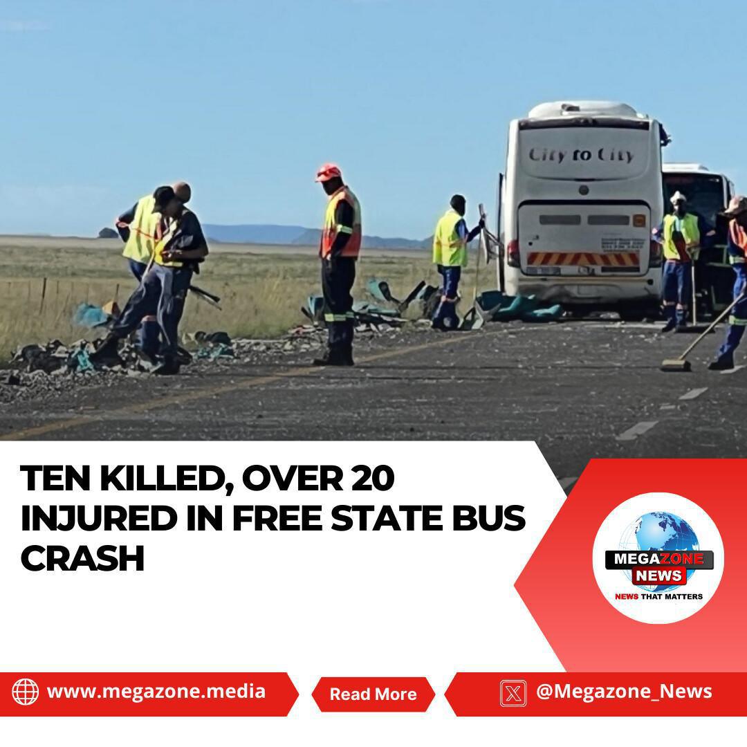 Ten Killed, Over 20 Injured in Free State Bus Crash