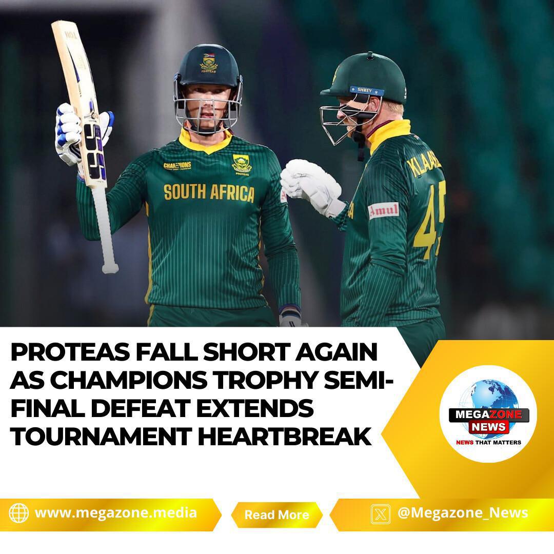 Proteas Fall Short Again as Champions Trophy Semi-Final Defeat Extends Tournament Heartbreak
