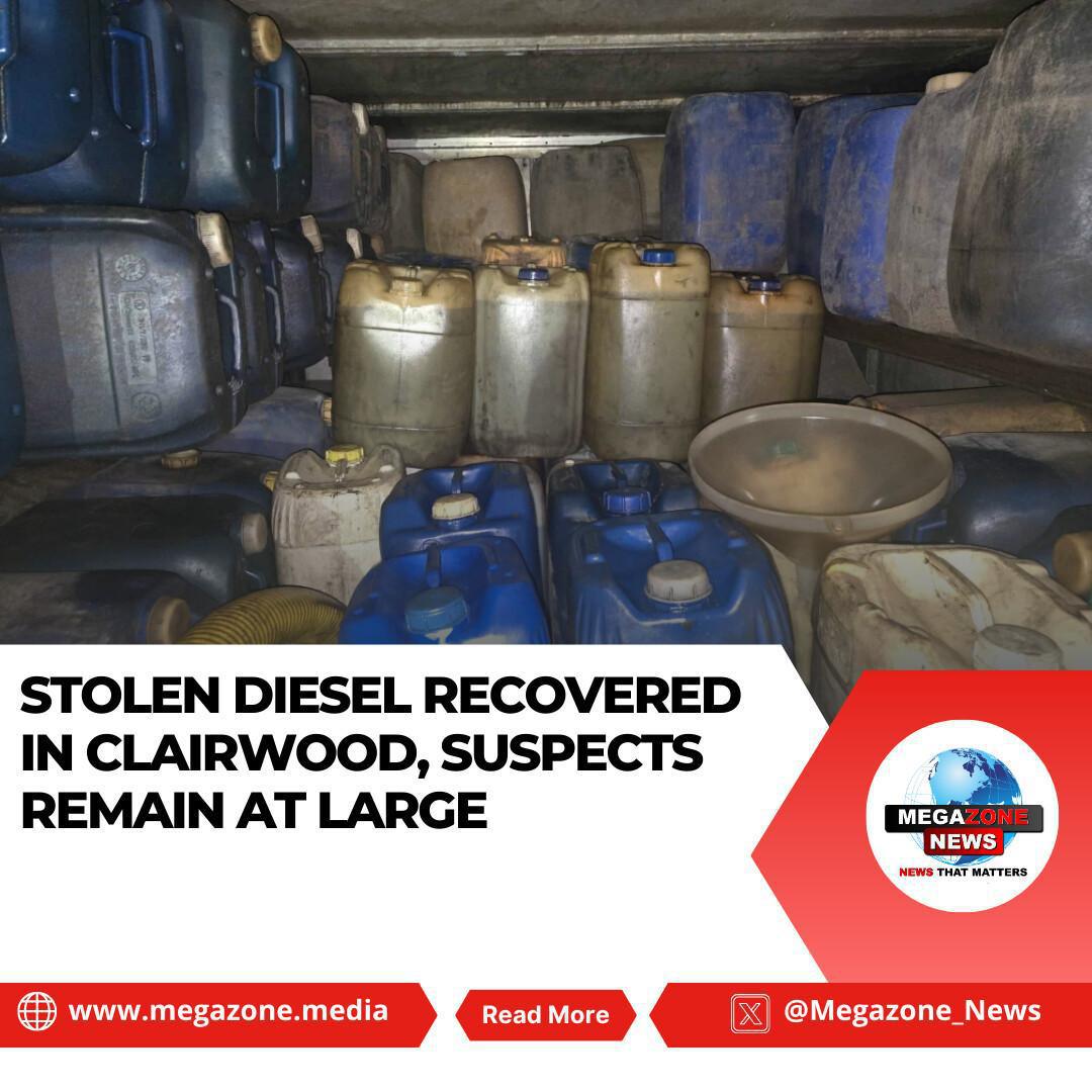 Stolen Diesel Recovered in Clairwood, Suspects Remain at Large