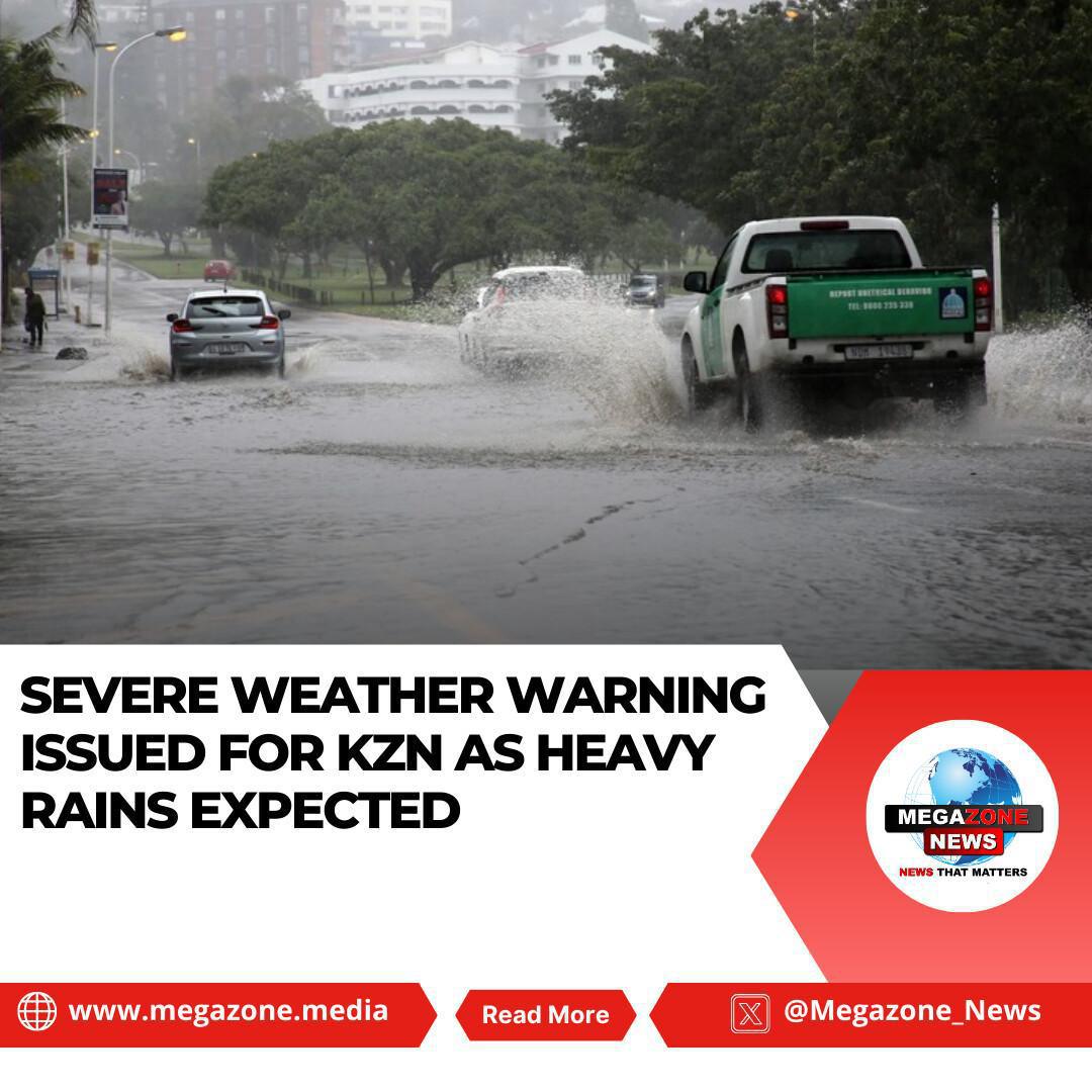 Severe Weather Warning Issued for KZN as Heavy Rains Expected