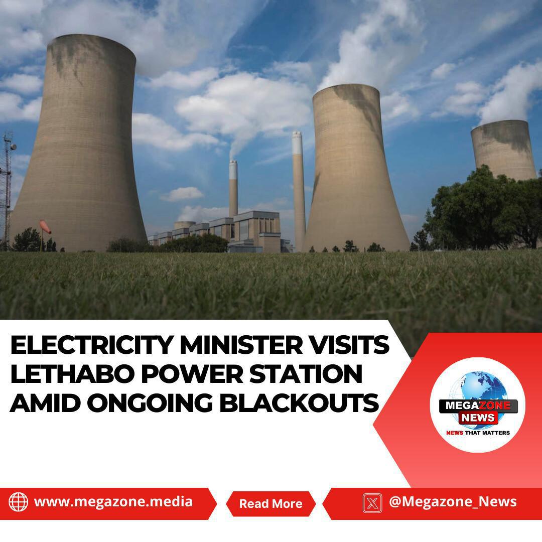 Electricity Minister Visits Lethabo Power Station Amid Ongoing Blackouts Electricity Minister Visits Lethabo Power Station Amid Ongoing Blackouts