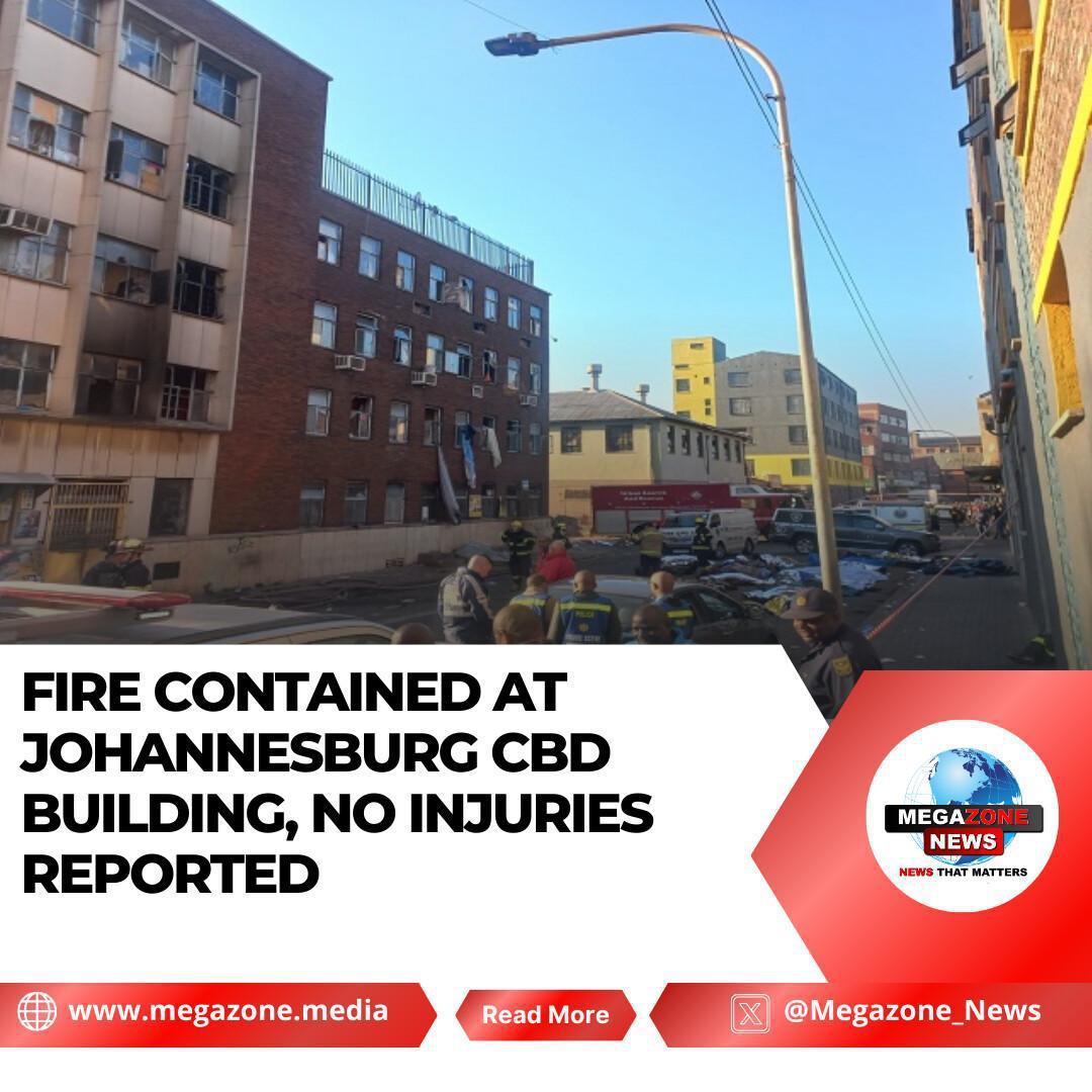 Fire Contained at Johannesburg CBD Building, No Injuries Reported