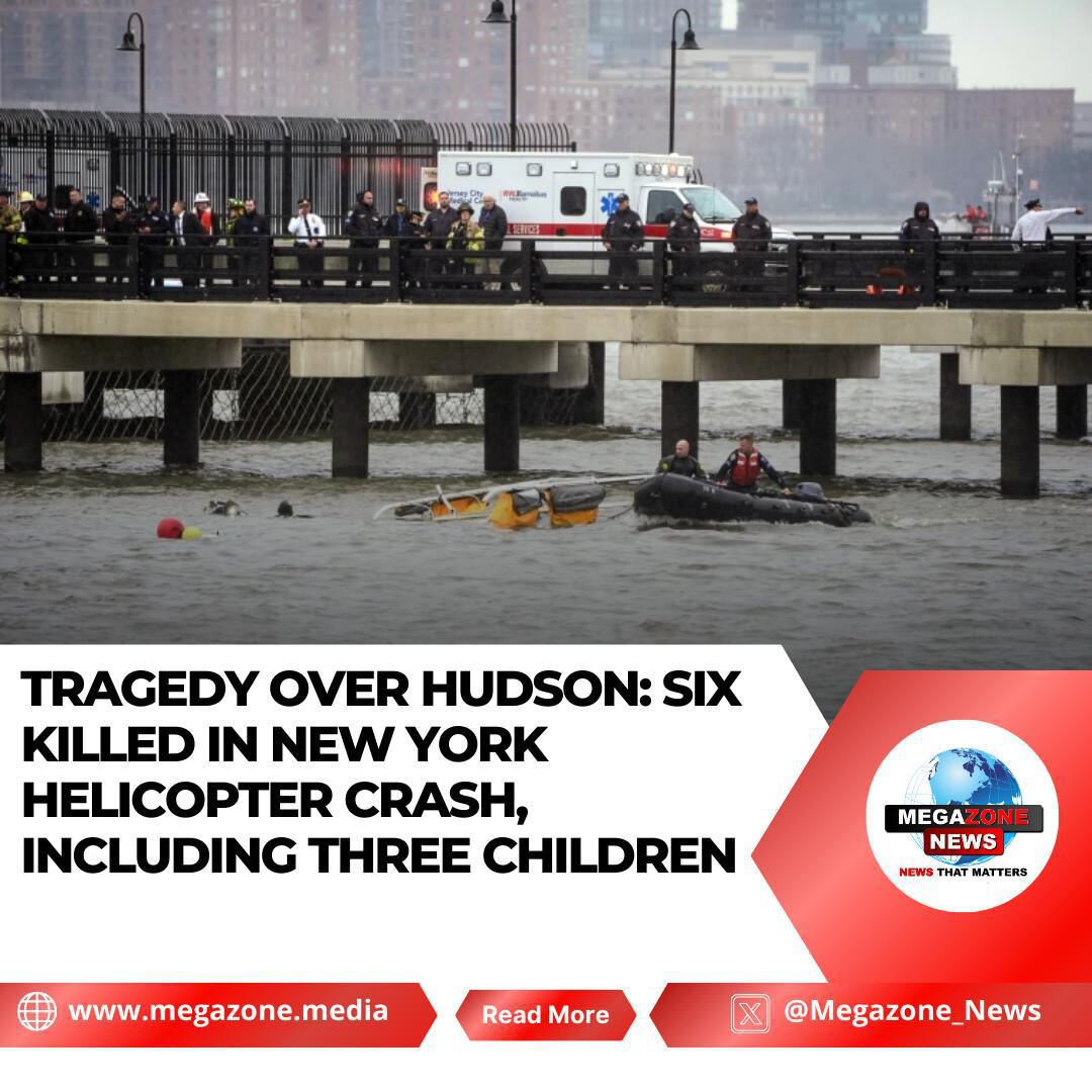Tragedy Over Hudson: Six Killed in New York Helicopter Crash, Including Three Children Tragedy Over Hudson: Six Killed in New York Helicopter Crash, Including Three Children