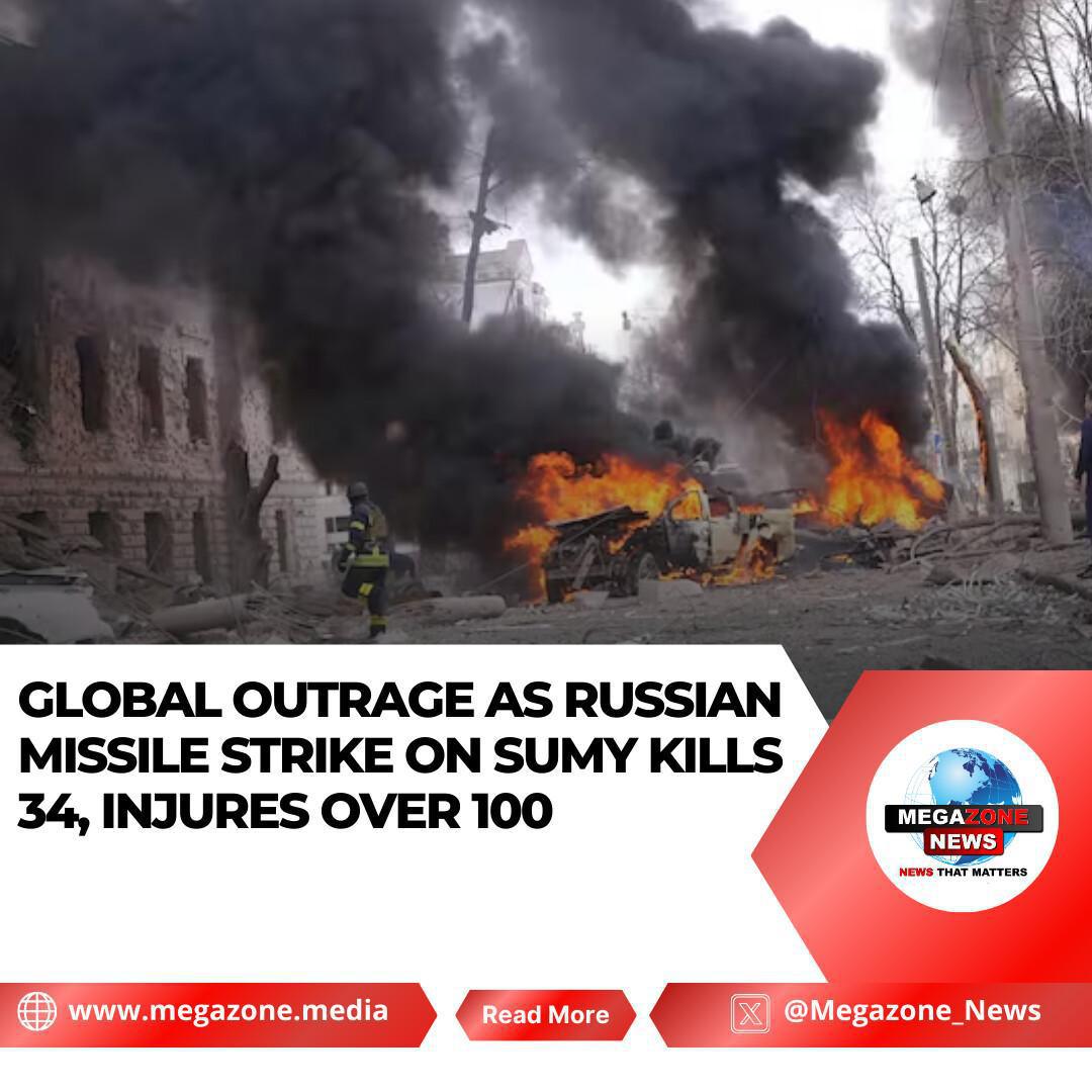 Global Outrage as Russian Missile Strike on Sumy Kills 34, Injures Over 100