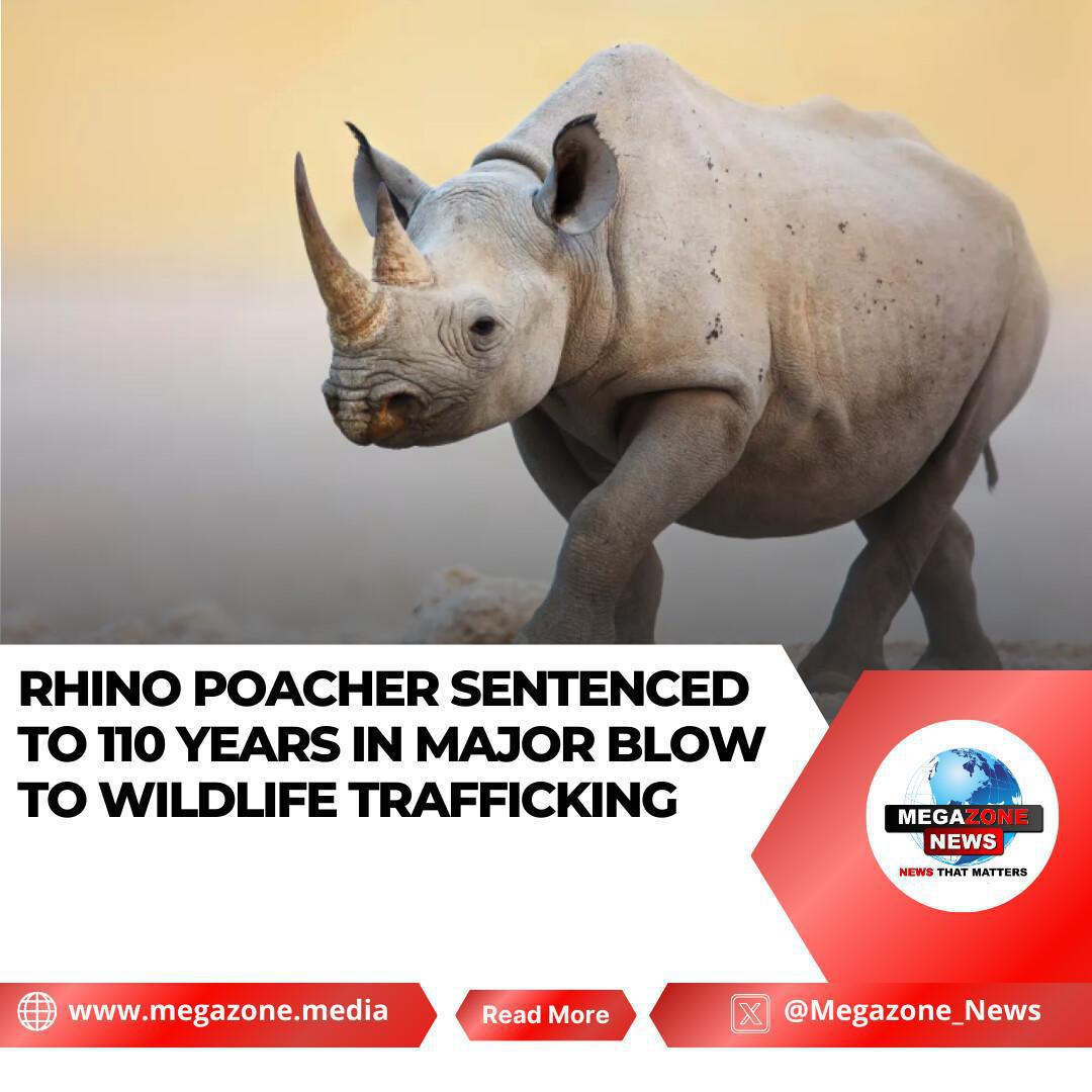 Rhino Poacher Sentenced to 110 Years in Major Blow to Wildlife Trafficking Rhino Poacher Sentenced to 110 Years in Major Blow to Wildlife Trafficking