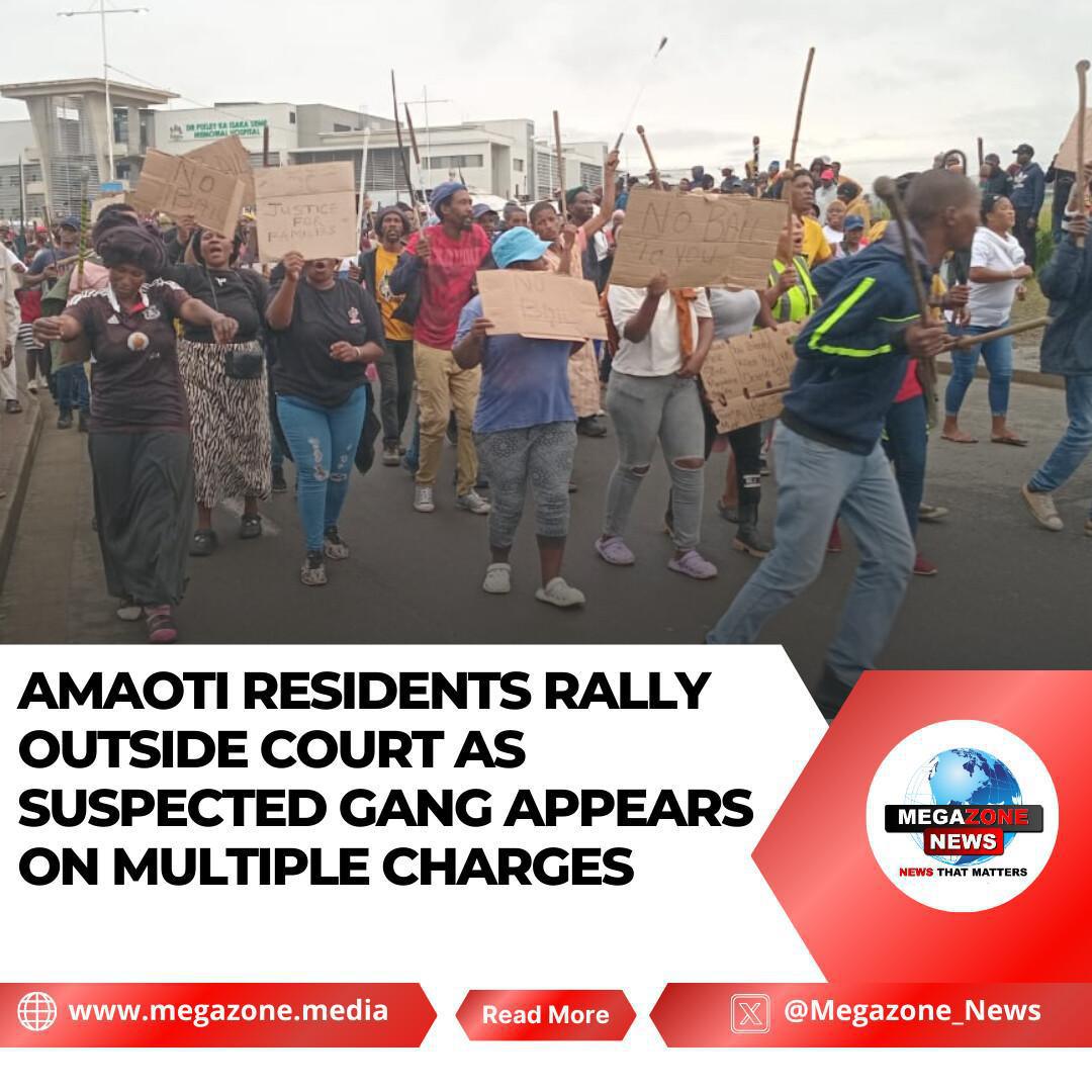 Amaoti Residents Rally Outside Court as Suspected Gang Appears on Multiple Charges Amaoti Residents Rally Outside Court as Suspected Gang Appears on Multiple Charges