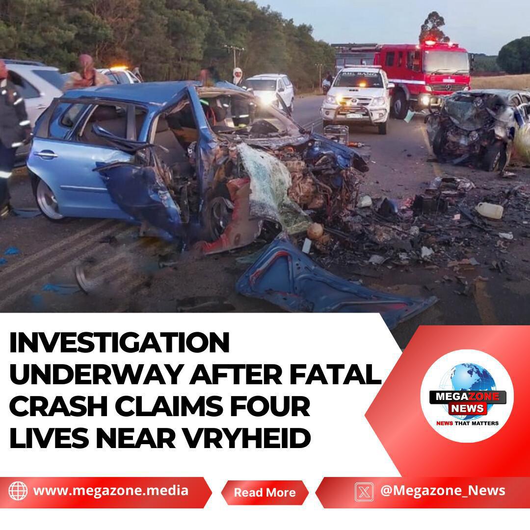 Investigation Underway After Fatal Crash Claims Four Lives Near Vryheid