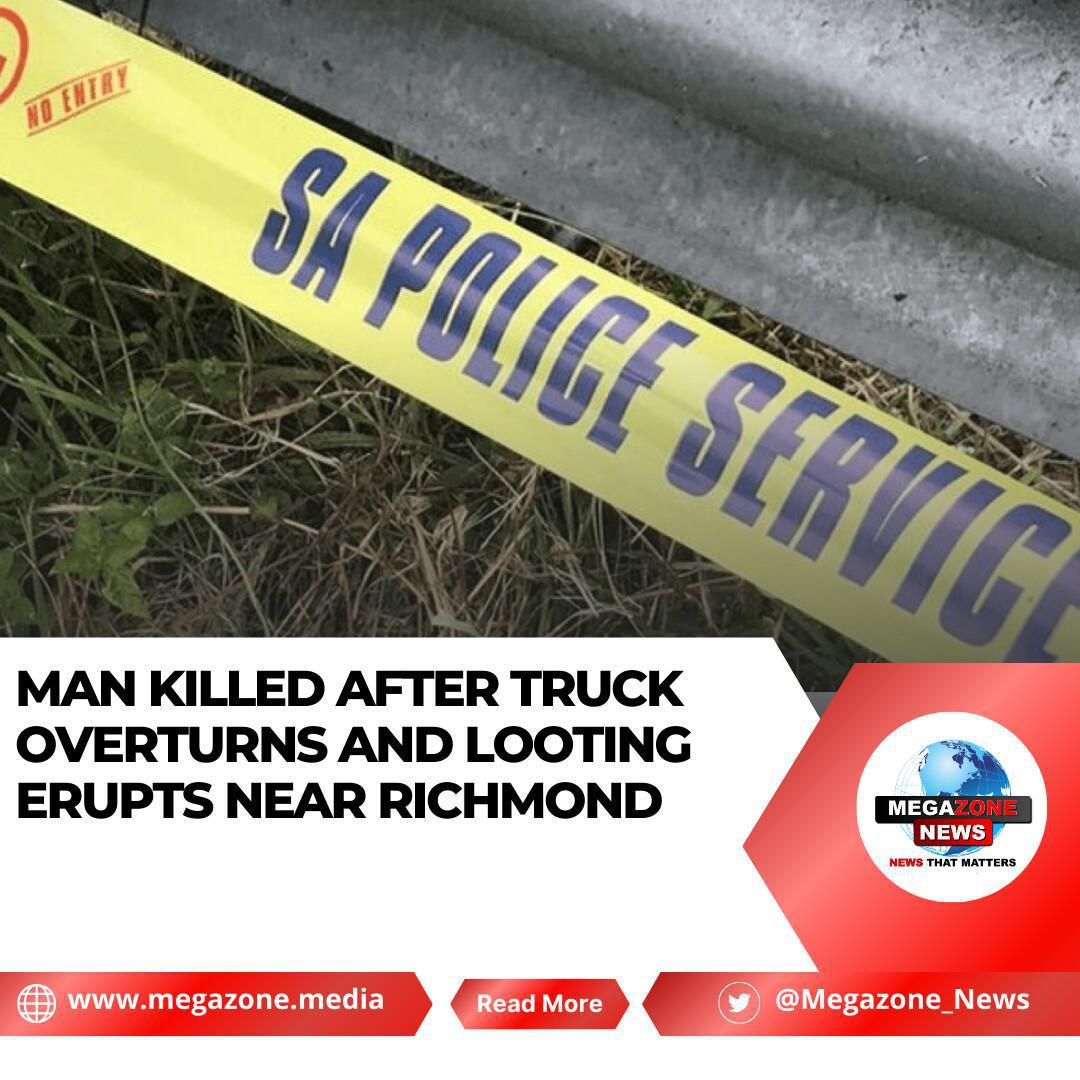 Man Killed After Truck Overturns and Looting Erupts Near Richmond