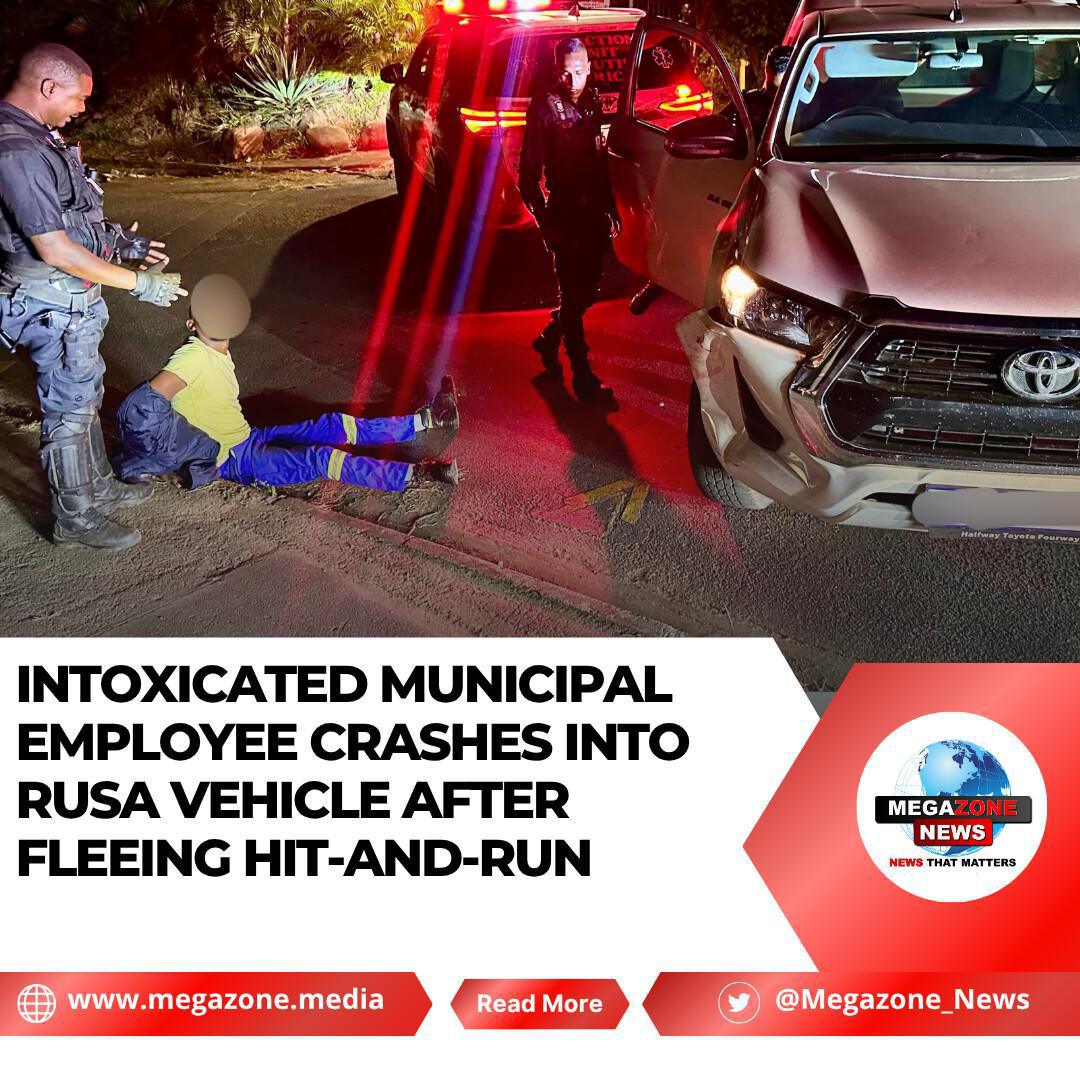 Intoxicated Municipal Employee Crashes into RUSA Vehicle After Fleeing Hit-and-Run