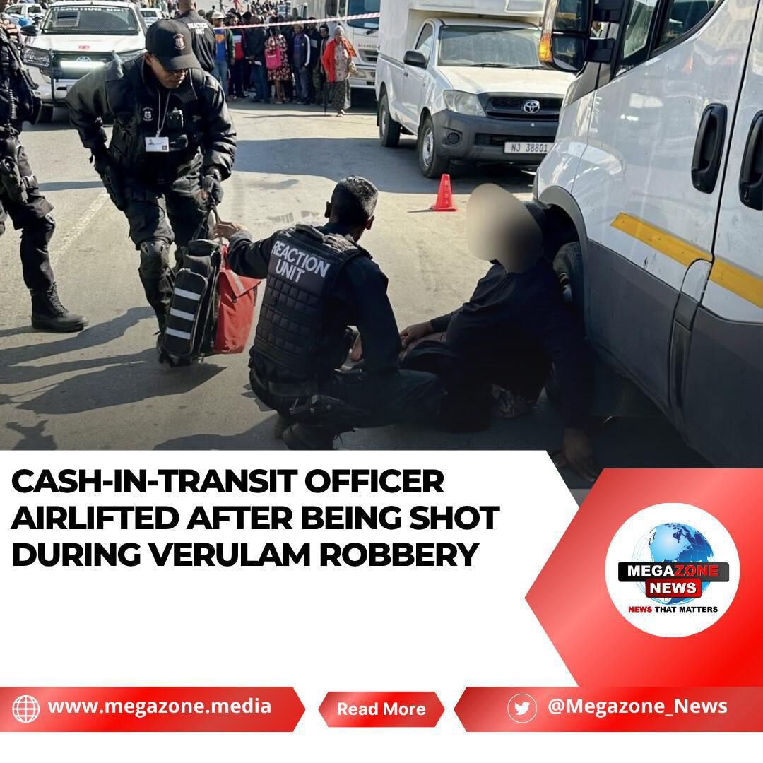 Cash-in-Transit Officer Airlifted After Being Shot During Verulam Robbery Cash-in-Transit Officer Airlifted After Being Shot During Verulam Robbery