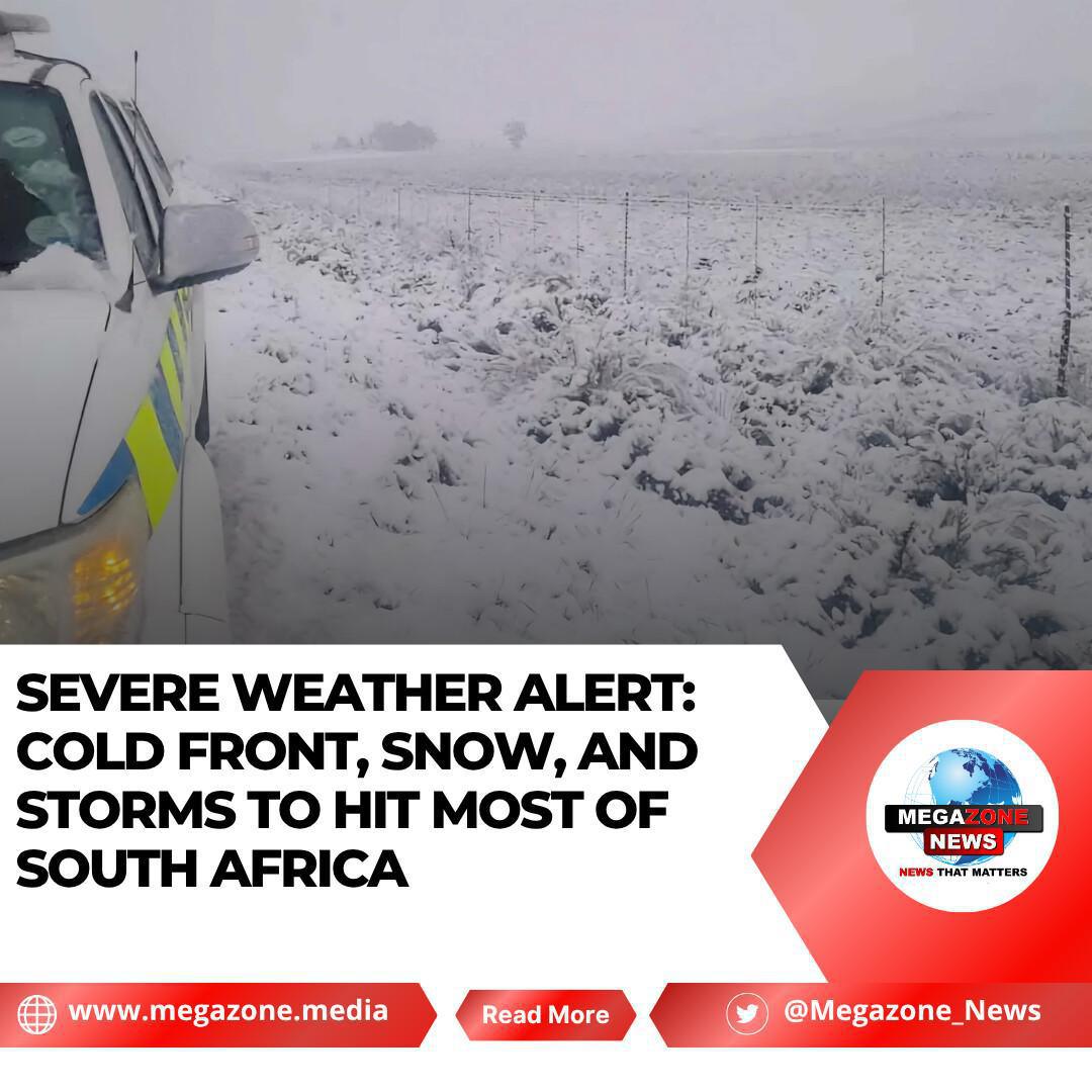 Severe Weather Alert: Cold Front, Snow, and Storms to Hit Most of South Africa