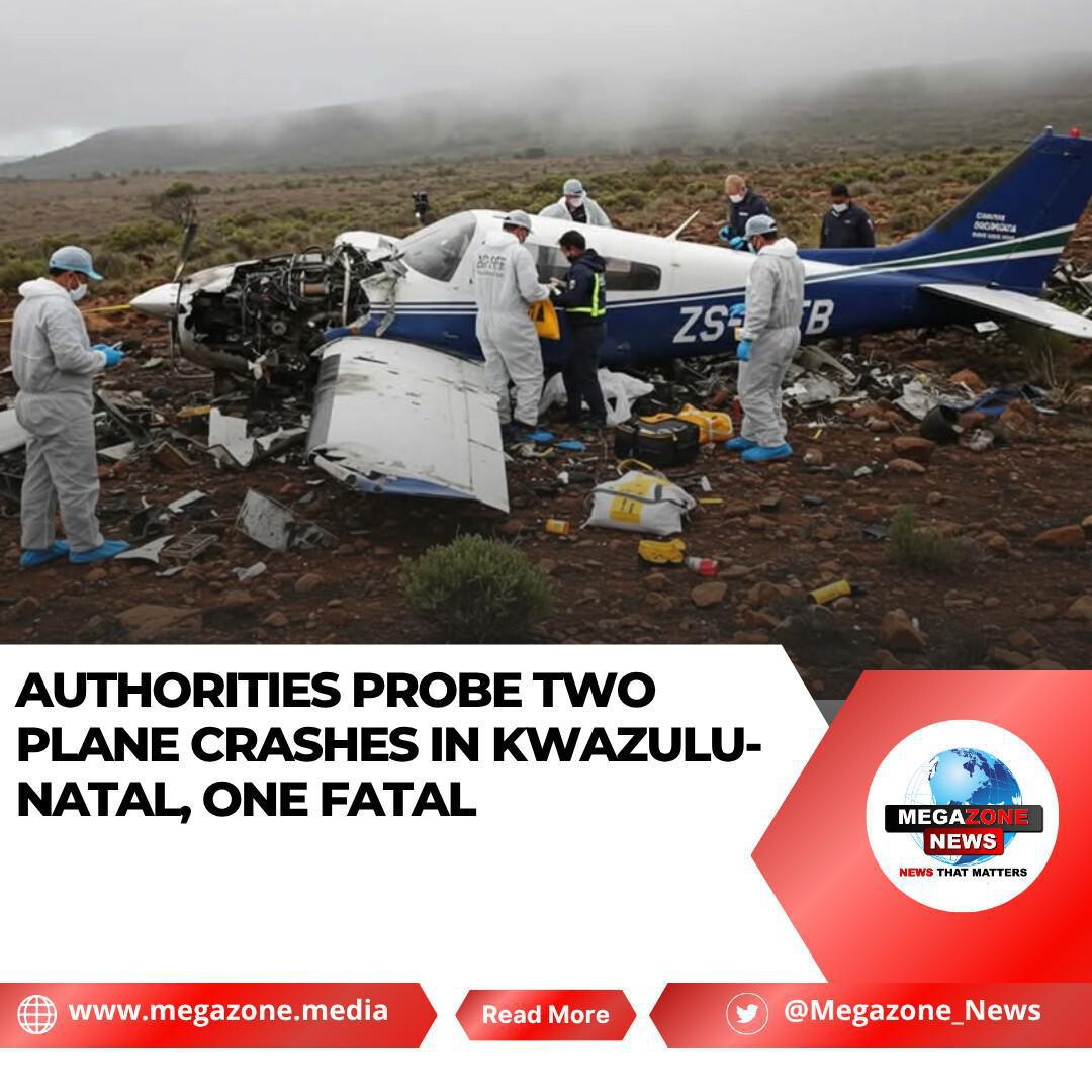 Authorities Probe Two Plane Crashes in KwaZulu-Natal, One Fatal Authorities Probe Two Plane Crashes in KwaZulu-Natal, One Fatal