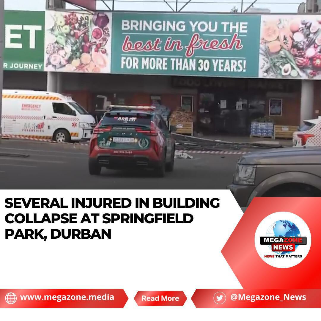 Several Injured in Building Collapse at Springfield Park, Durban Several Injured in Building Collapse at Springfield Park, Durban