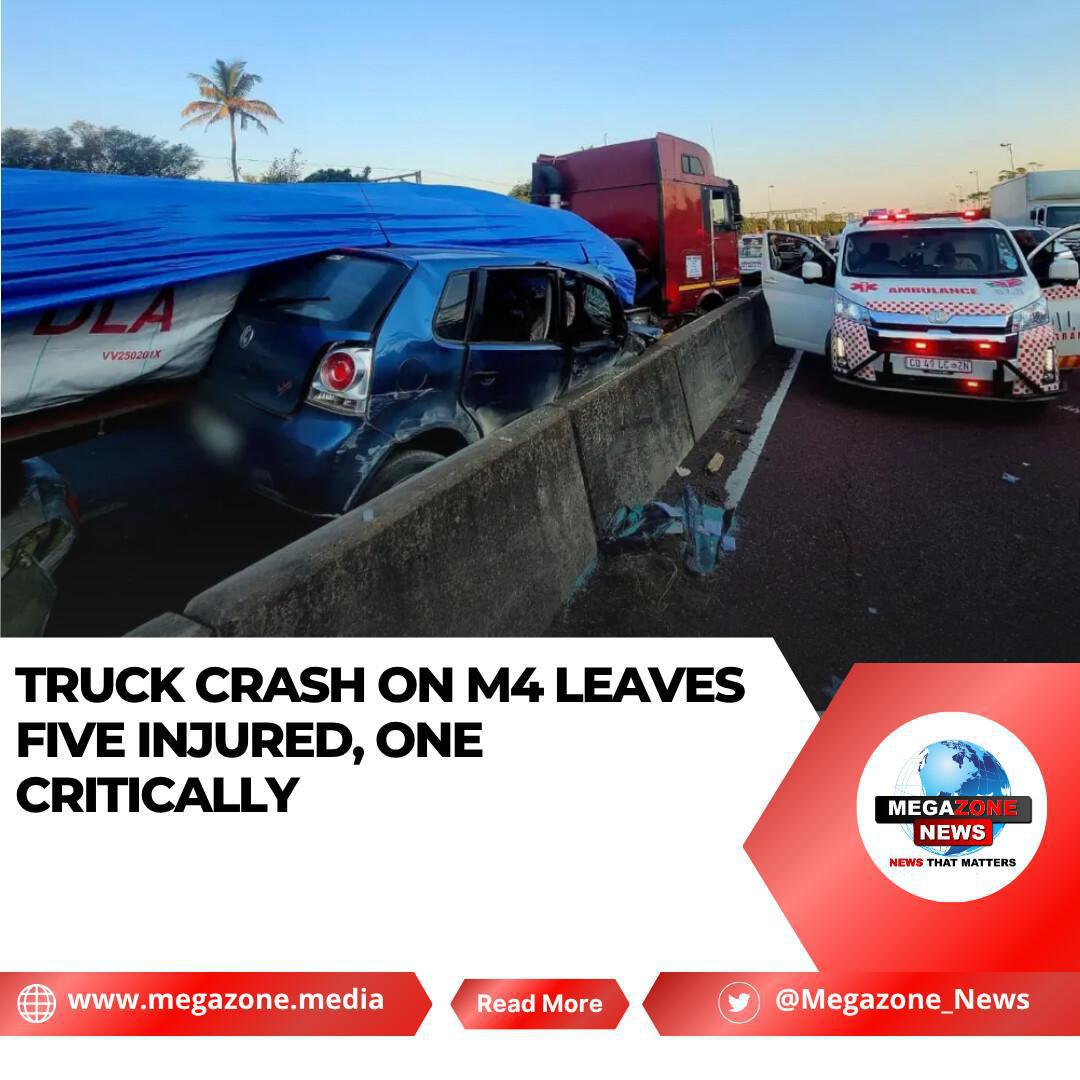Truck Crash on M4 Leaves Five Injured, One Critically Truck Crash on M4 Leaves Five Injured, One Critically
