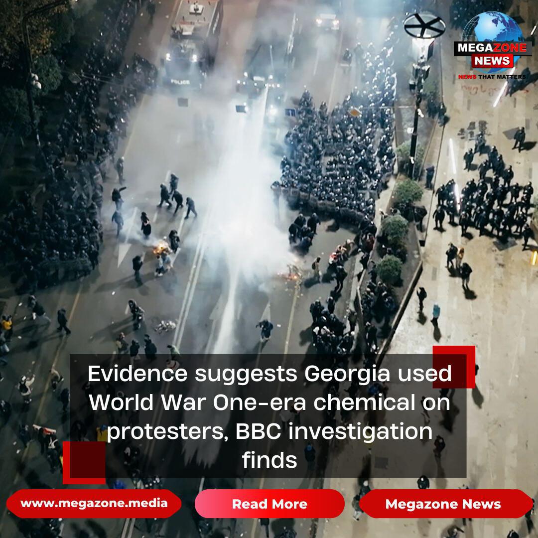 Evidence suggests Georgia used World War One-era chemical on protesters, BBC investigation finds