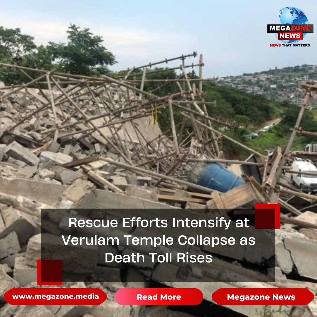 Rescue Efforts Intensify at Verulam Temple Collapse as Death Toll Rises