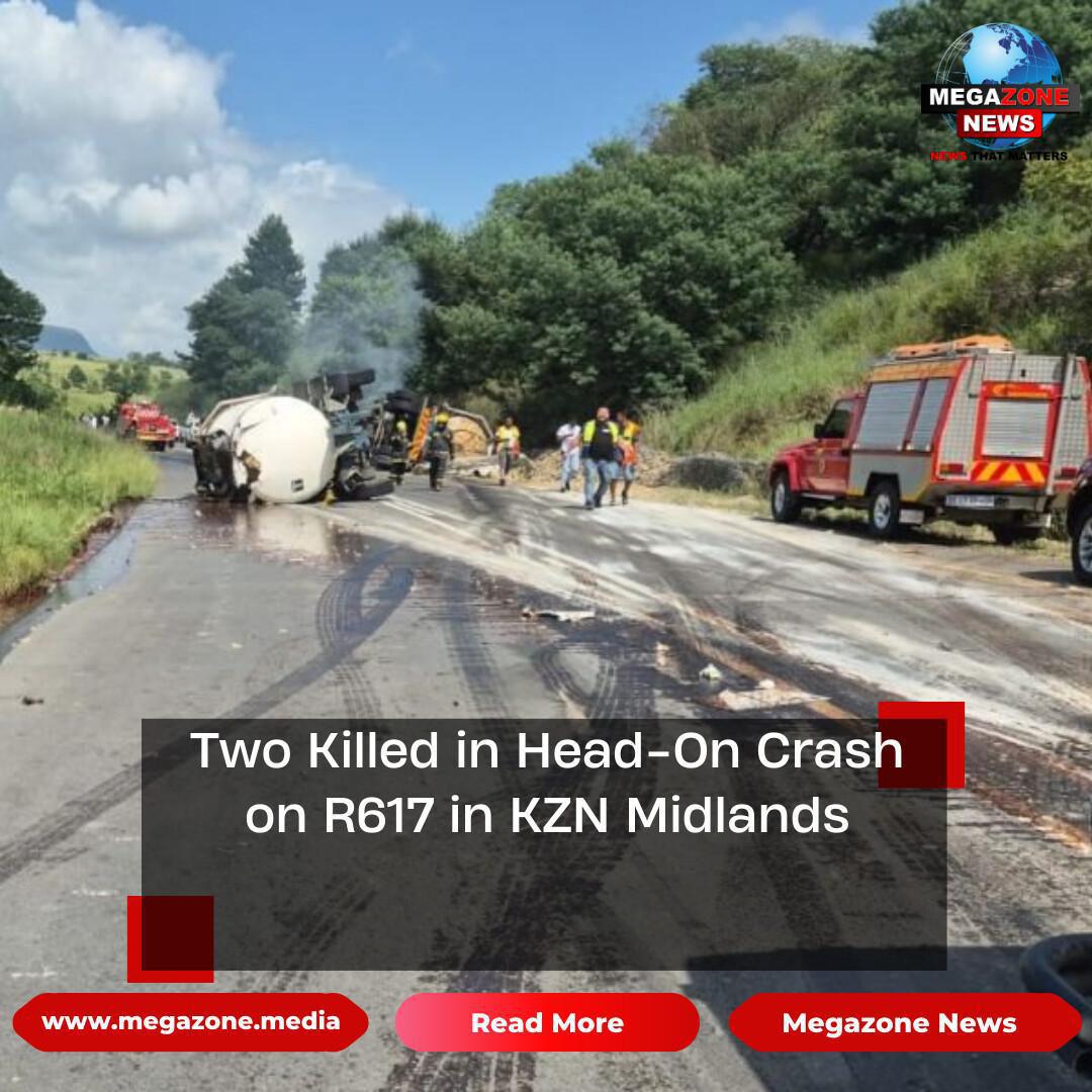 Two Killed in Head-On Crash on R617 in KZN Midlands