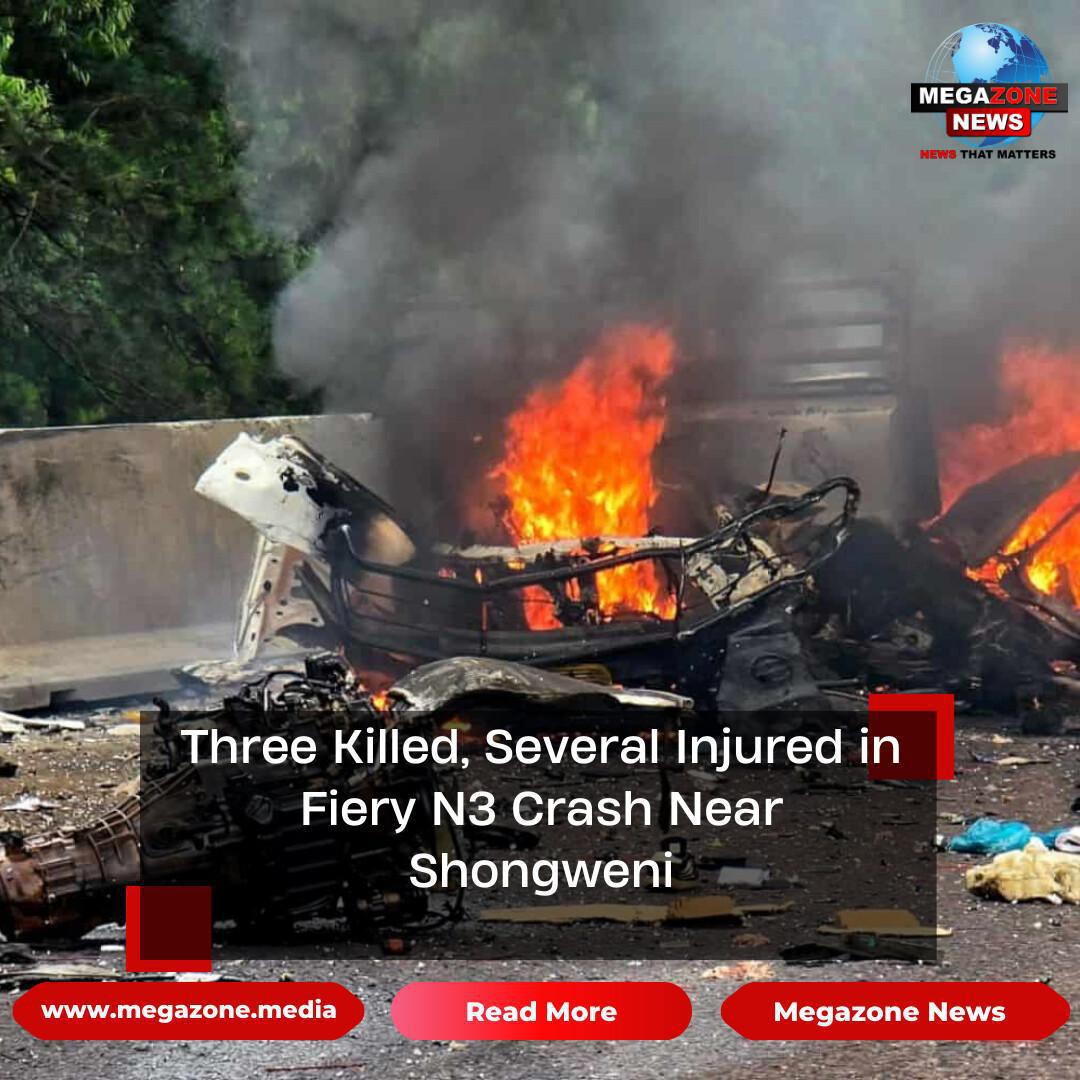 Three Killed, Several Injured in Fiery N3 Crash Near Shongweni