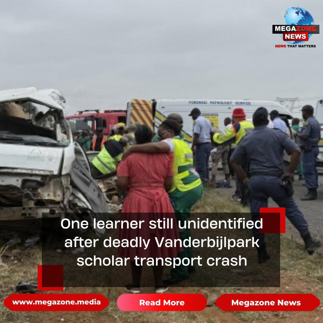 One learner still unidentified after deadly Vanderbijlpark scholar transport crash