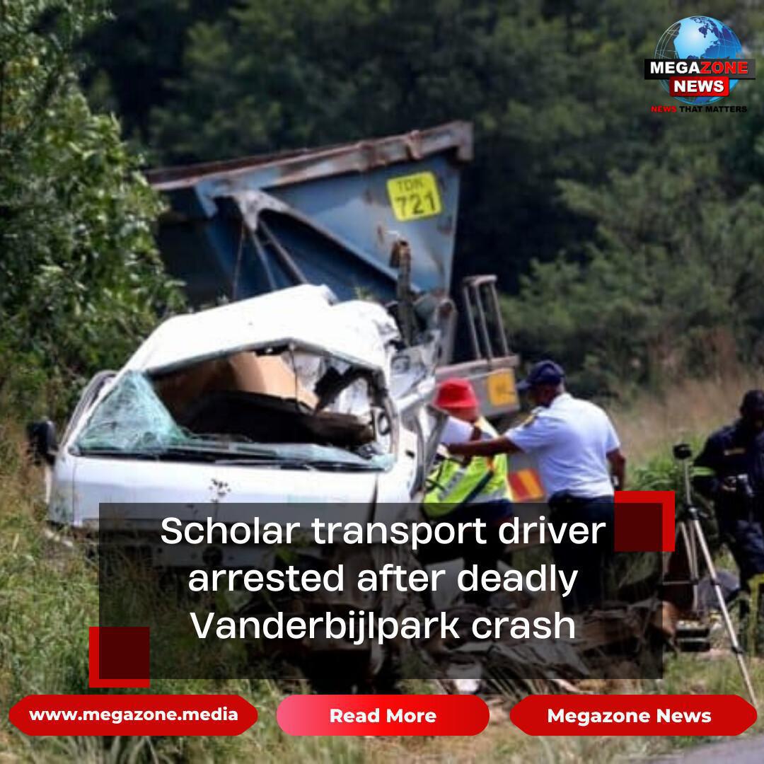 Scholar transport driver arrested after deadly Vanderbijlpark crash