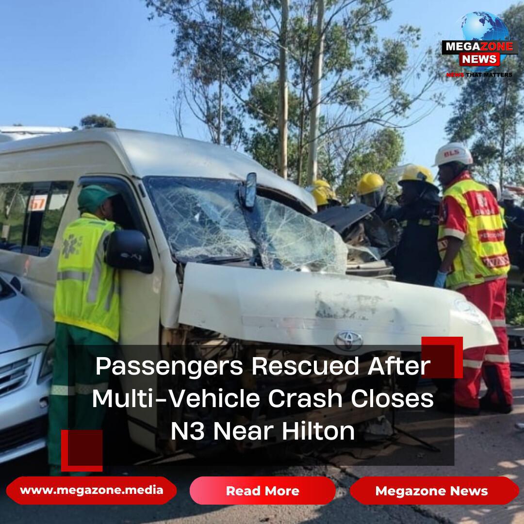 Passengers Rescued After Multi-Vehicle Crash Closes N3 Near Hilton Passengers Rescued After Multi-Vehicle Crash Closes N3 Near Hilton