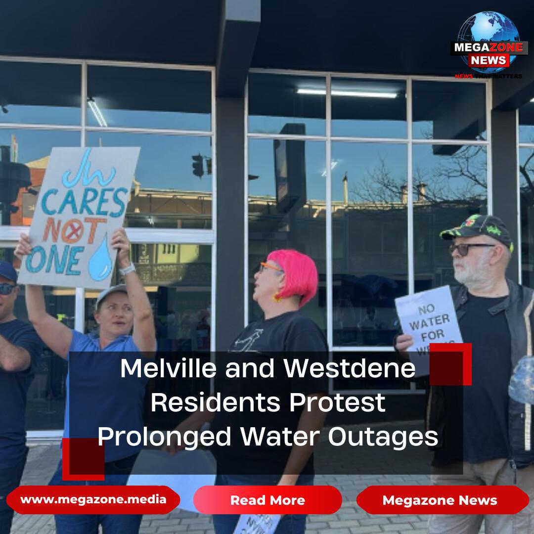 Melville and Westdene Residents Protest Prolonged Water Outages Melville and Westdene Residents Protest Prolonged Water Outages