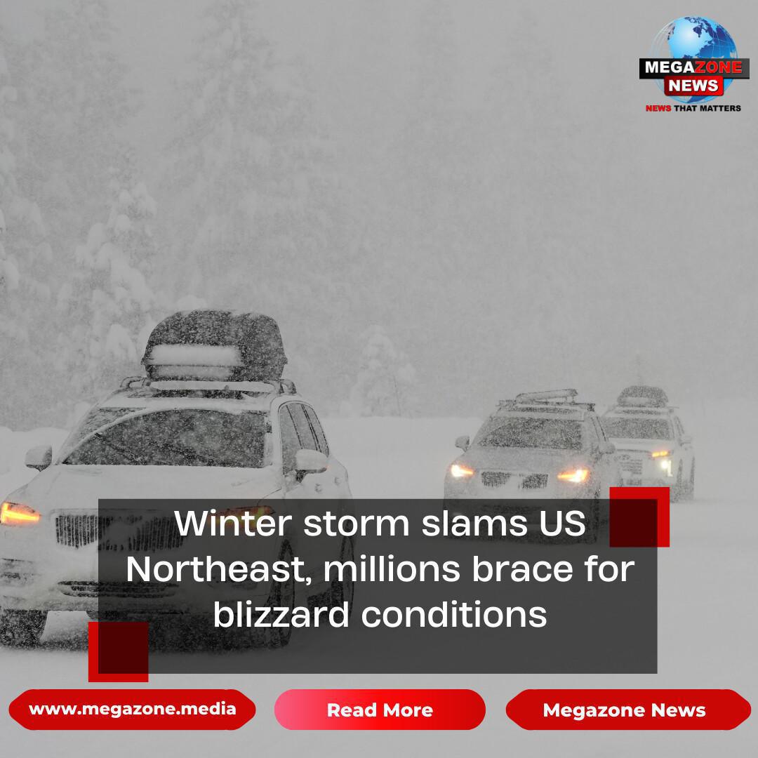 Winter storm slams US Northeast, millions brace for blizzard conditions