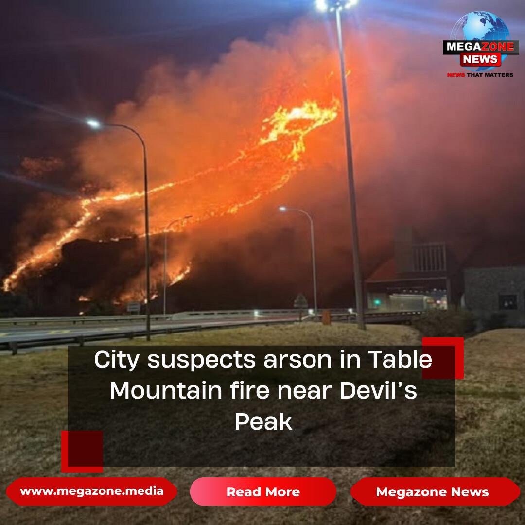 City suspects arson in Table Mountain fire near Devil’s Peak City suspects arson in Table Mountain fire near Devil’s Peak