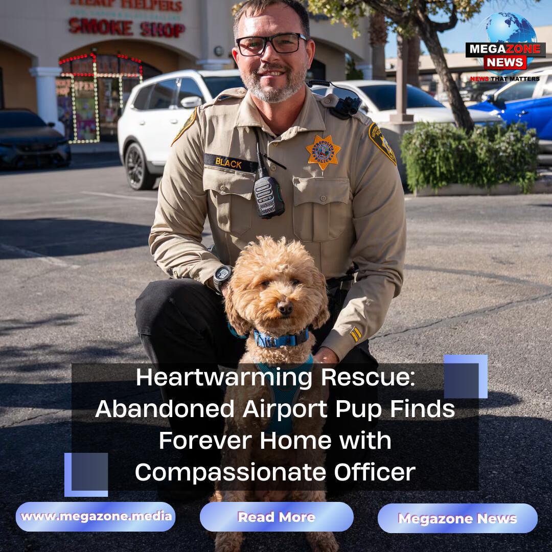 Heartwarming Rescue: Abandoned Airport Pup Finds Forever Home with Compassionate Officer Heartwarming Rescue: Abandoned Airport Pup Finds Forever Home with Compassionate Officer