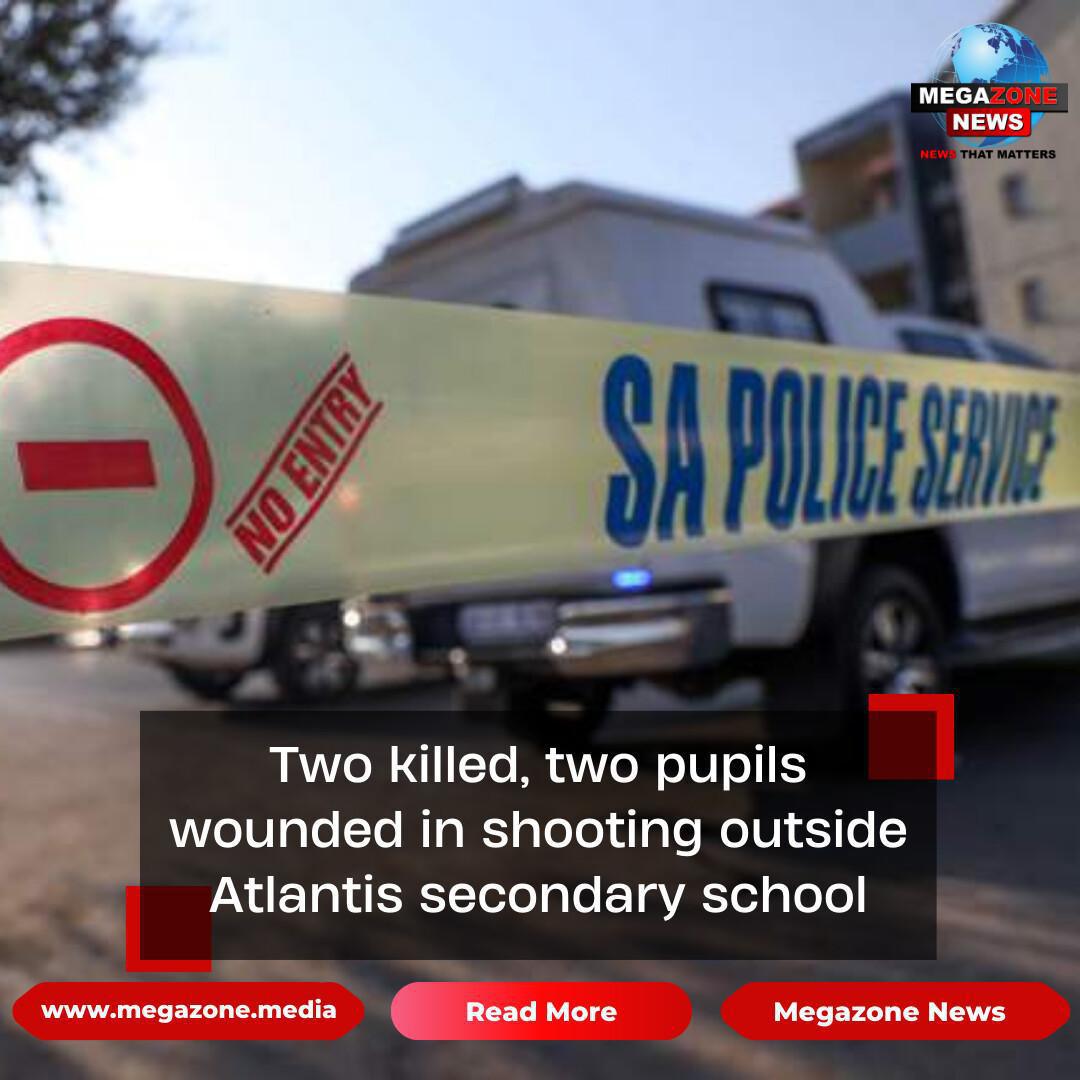 Two killed, two pupils wounded in shooting outside Atlantis secondary school Two killed, two pupils wounded in shooting outside Atlantis secondary school