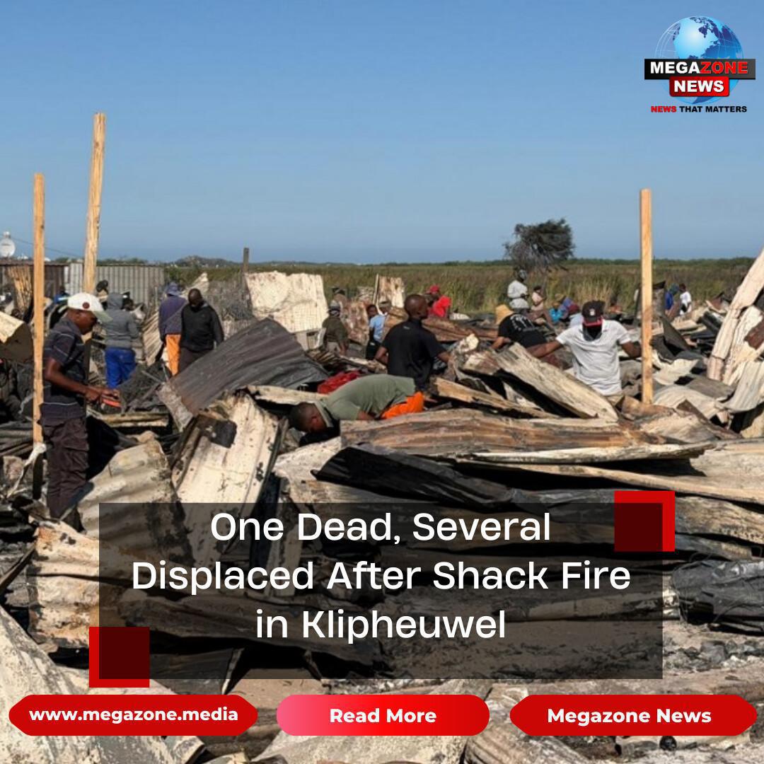 One Dead, Several Displaced After Shack Fire in Klipheuwel