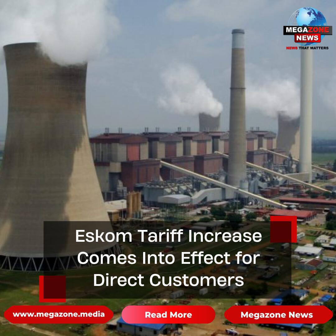 Eskom Tariff Increase Comes Into Effect for Direct Customers