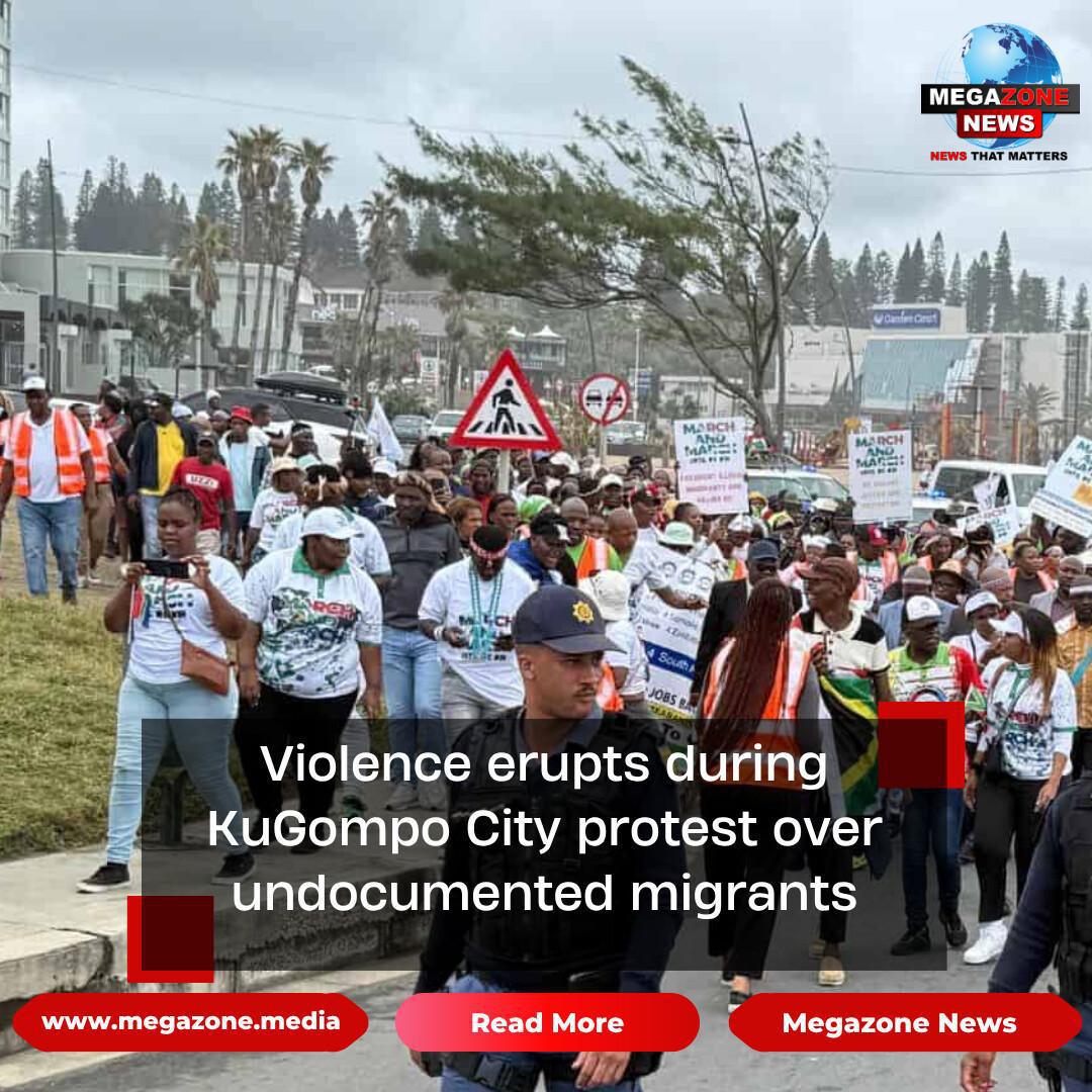 Violence erupts during KuGompo City protest over undocumented migrants
