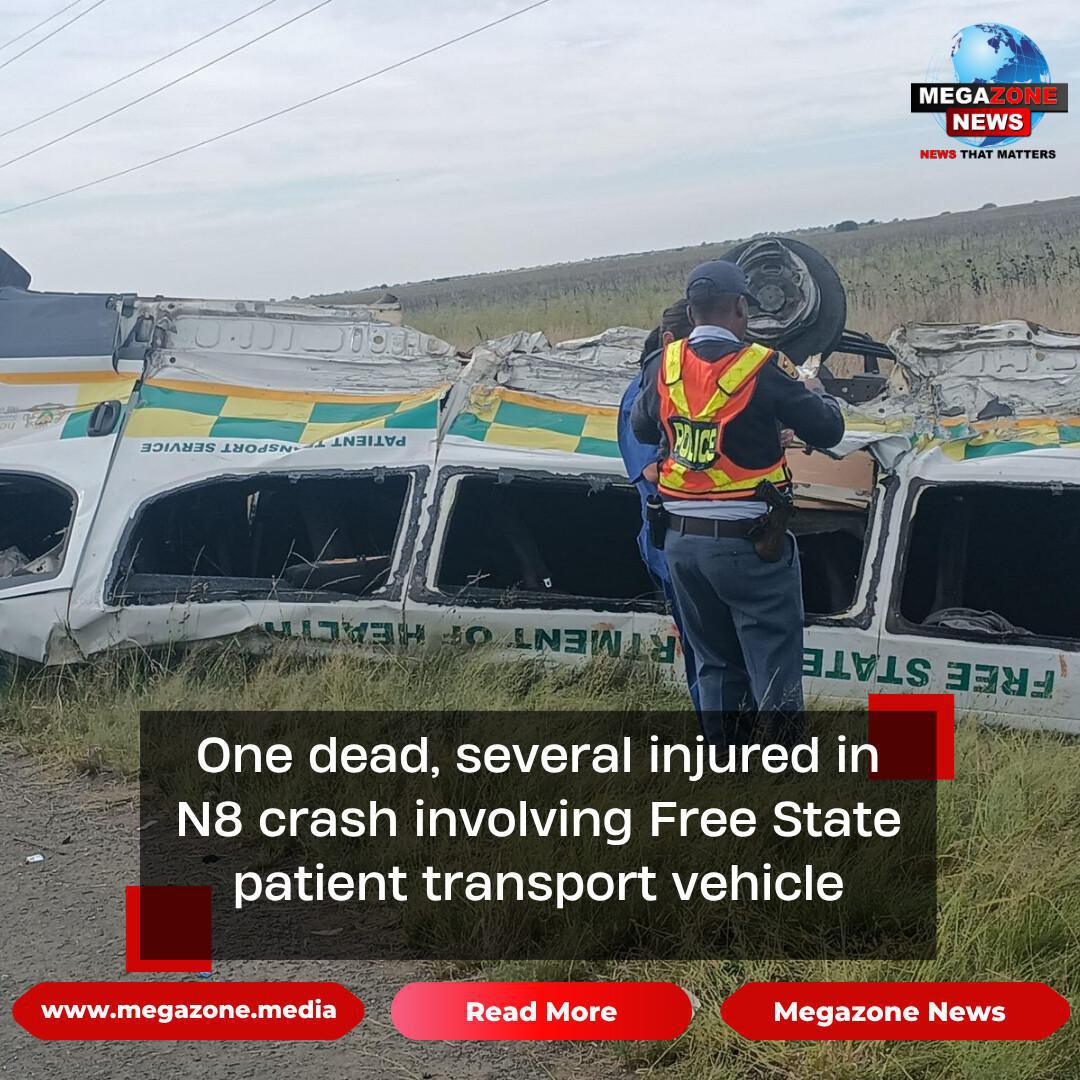 One dead, several injured in N8 crash involving Free State patient transport vehicle