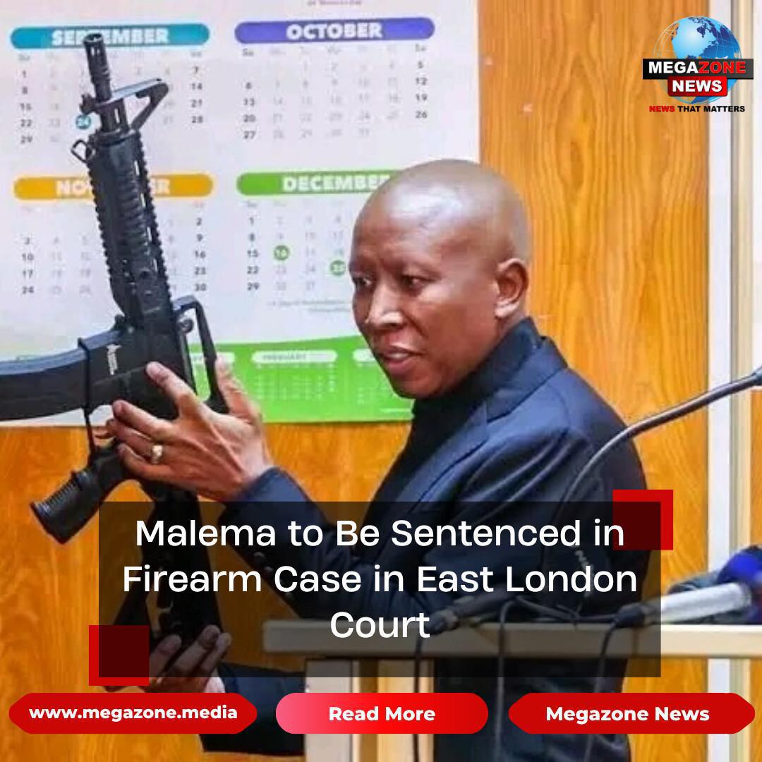 Malema to Be Sentenced in Firearm Case in East London Court Malema to Be Sentenced in Firearm Case in East London Court