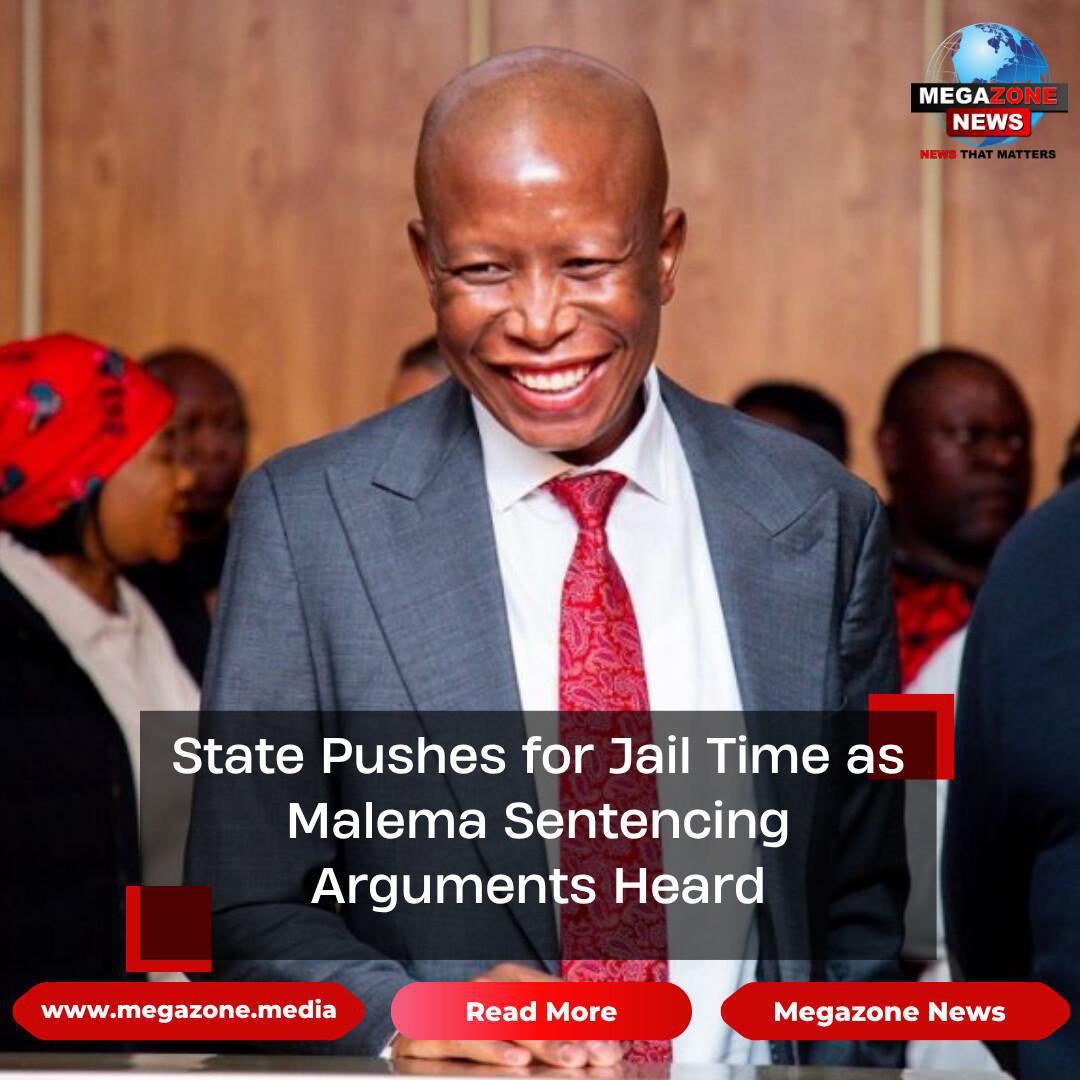 State Pushes for Jail Time as Malema Sentencing Arguments Heard State Pushes for Jail Time as Malema Sentencing Arguments Heard