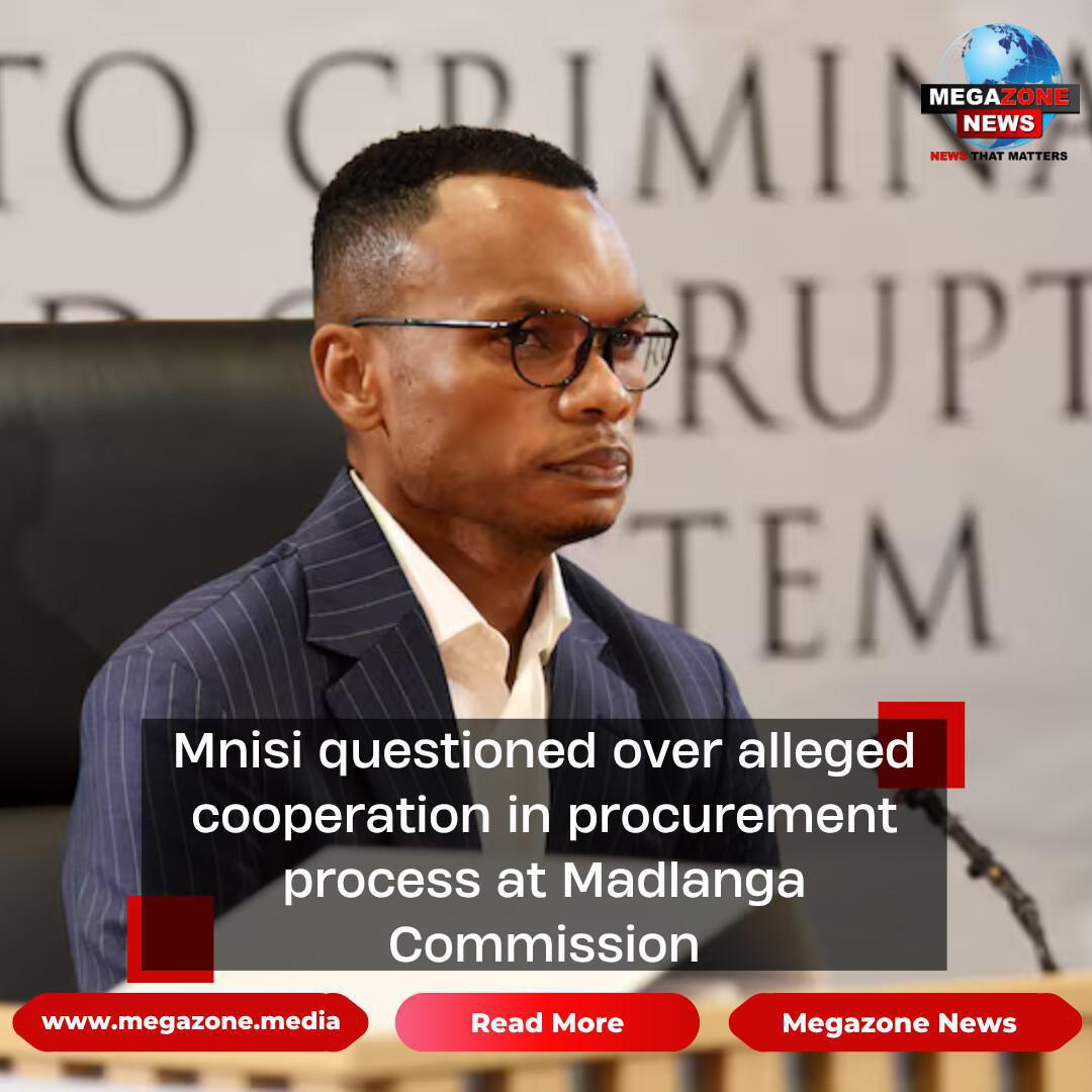 Mnisi questioned over alleged cooperation in procurement process at Madlanga Commission